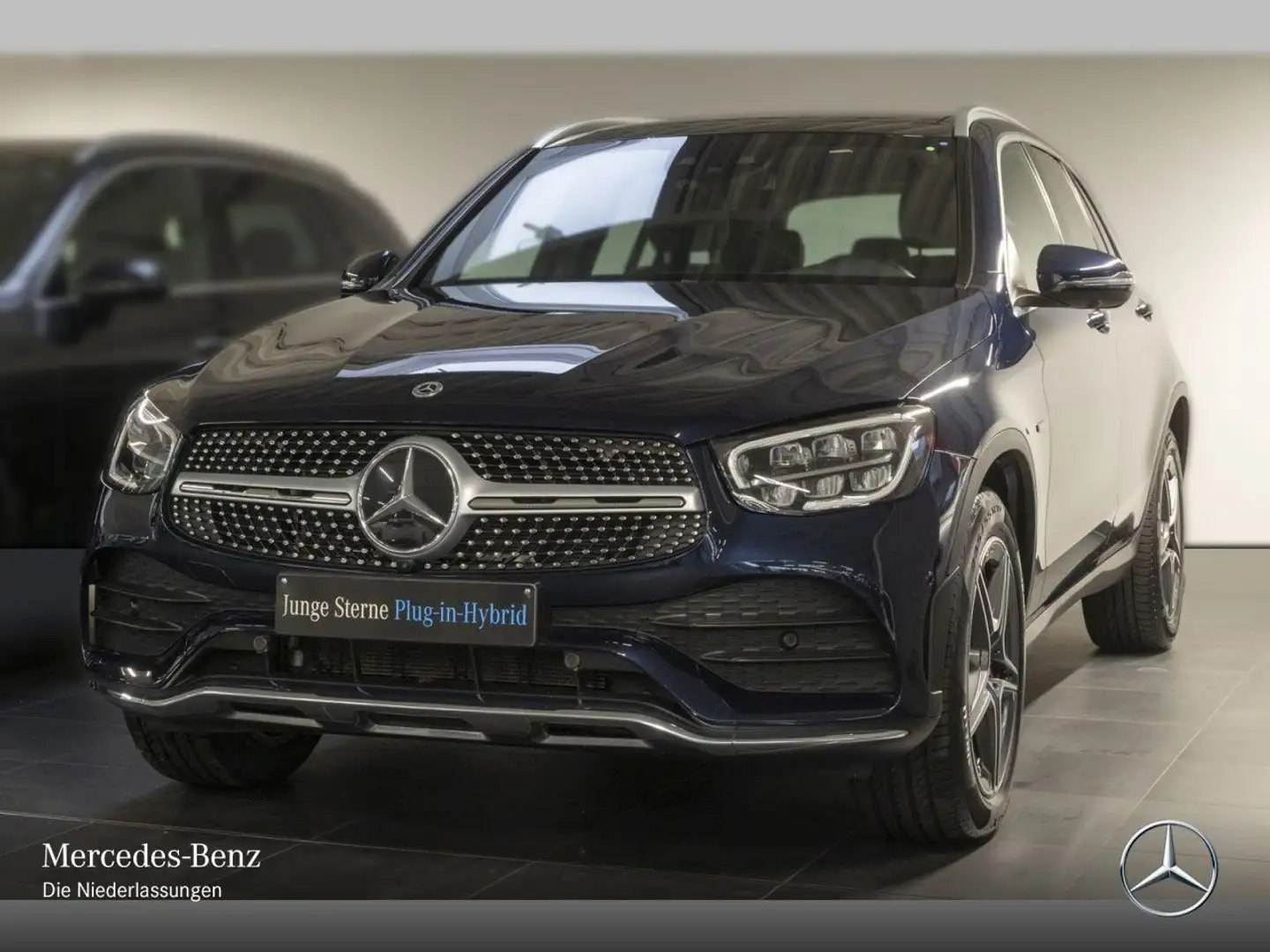 Mercedes-Benz GLC 300 de 4M AMG+PANO+360+LED+HUD+SITZKLIMA+9G Blau - 2