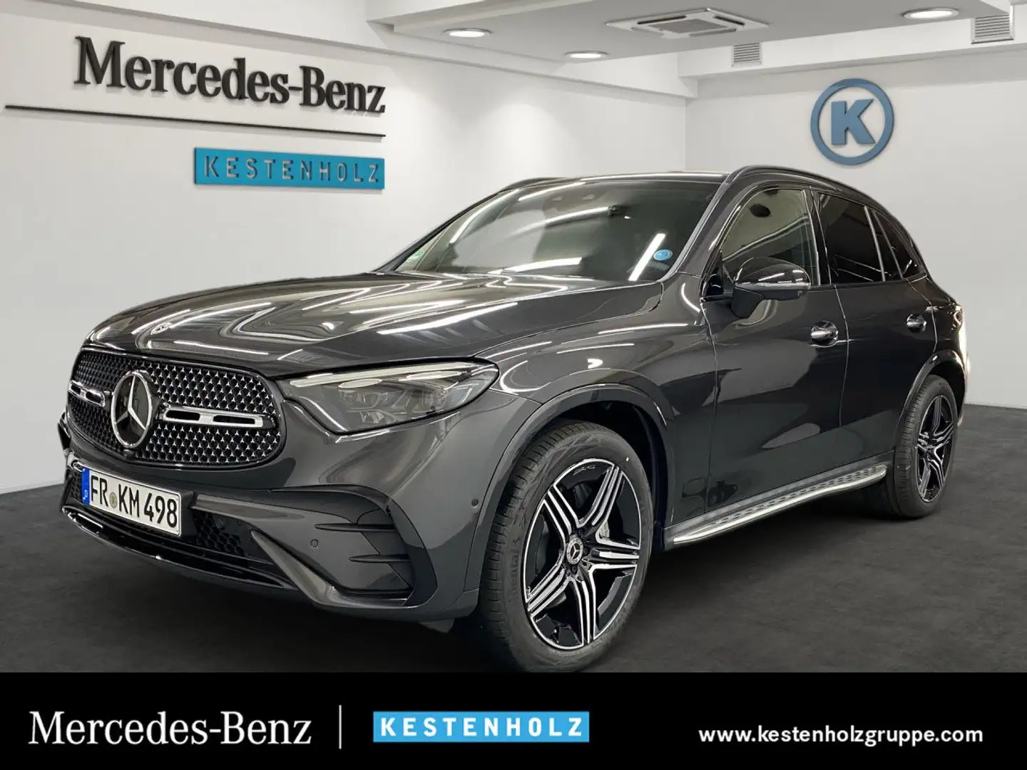 Mercedes-Benz GLC 300 d 4Matic AMG+AHK+PANO+HANDS-FREE+360° Grau - 1