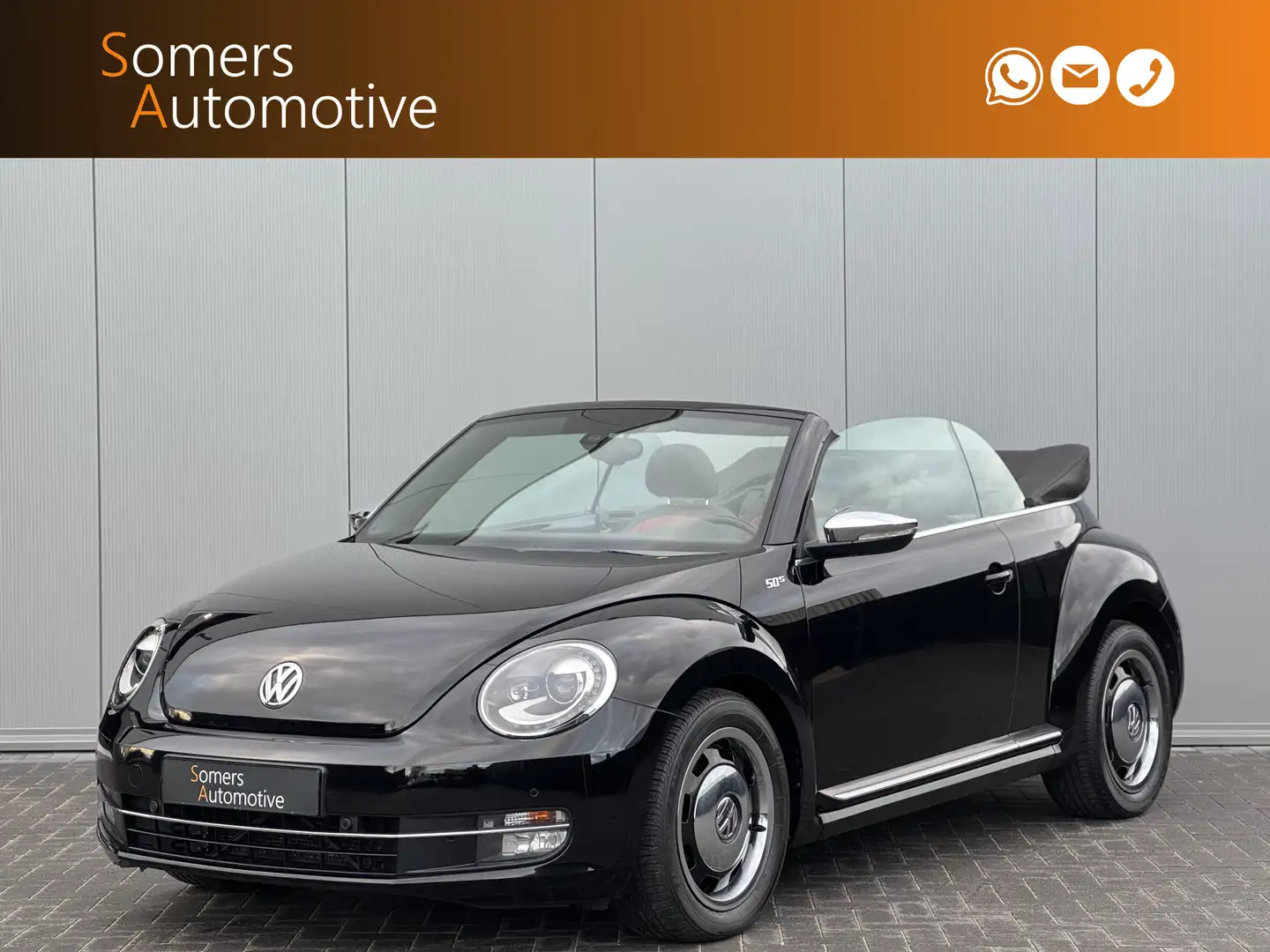 Volkswagen Beetle Cabriolet 1.4 TSI DSG 50's Edition | Leder | Xenon Noir - 1