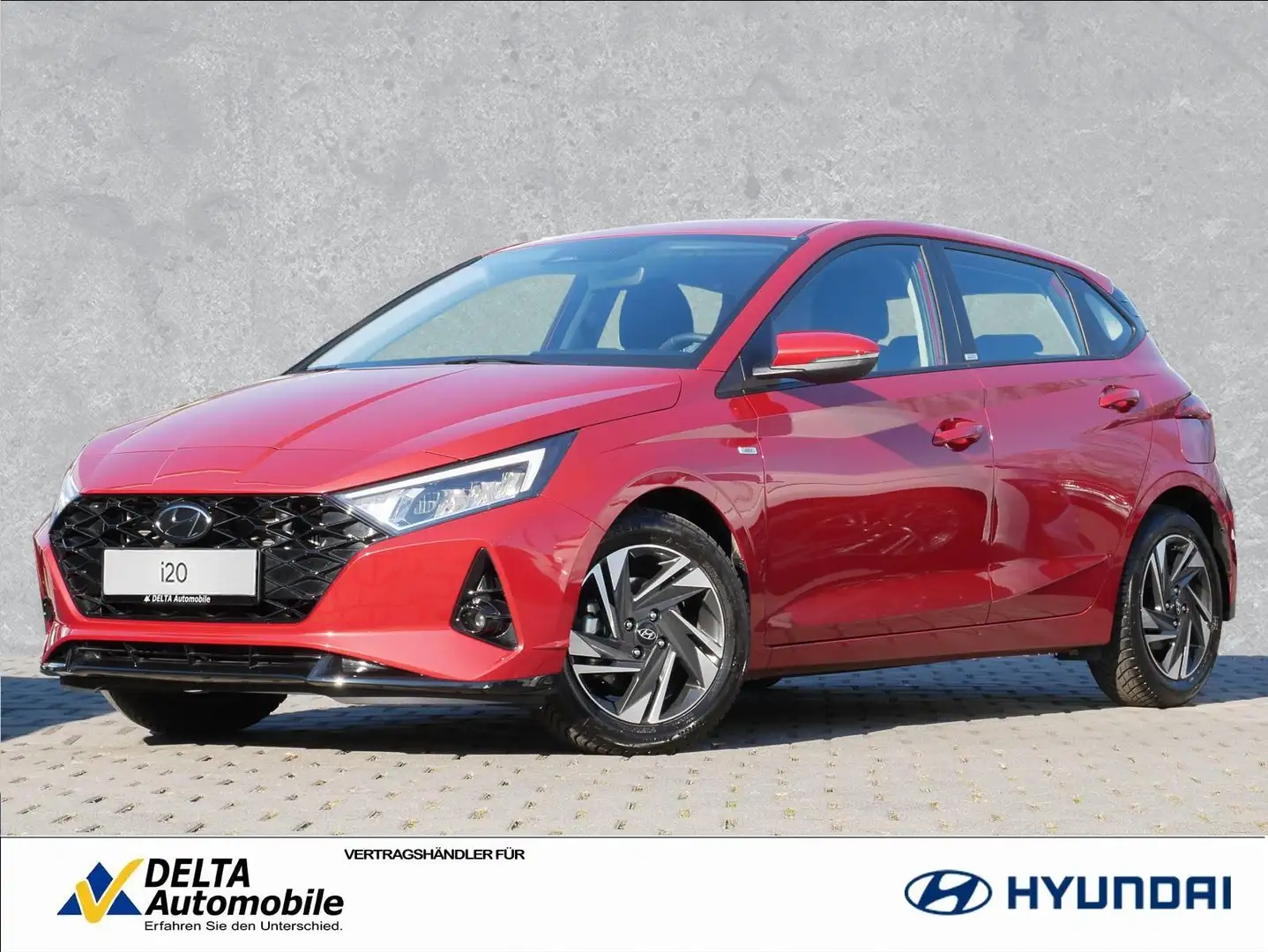 Hyundai i20 1.0 TGDI Trend Voll-LED Carplay Android Kame Rouge - 1