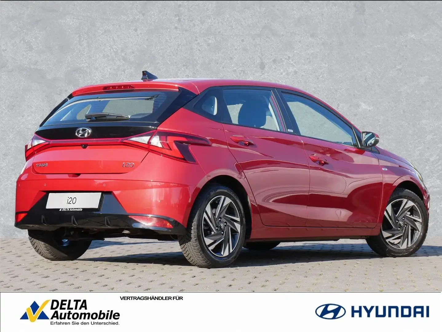 Hyundai i20 1.0 TGDI Trend Voll-LED Carplay Android Kame Rood - 2