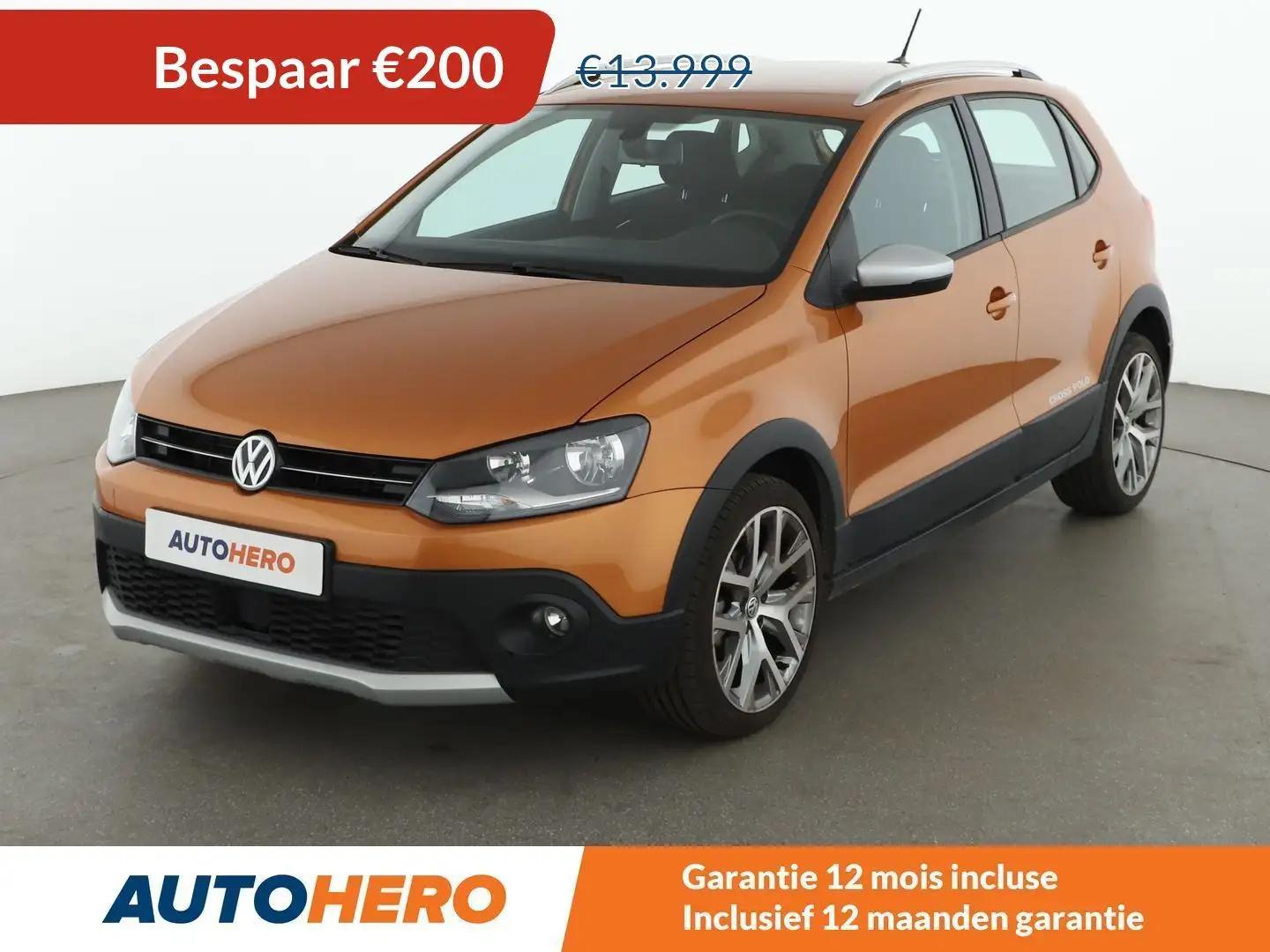 Volkswagen Polo 1.2 TSI CrossPolo BlueMotion Tech Oranje - 1