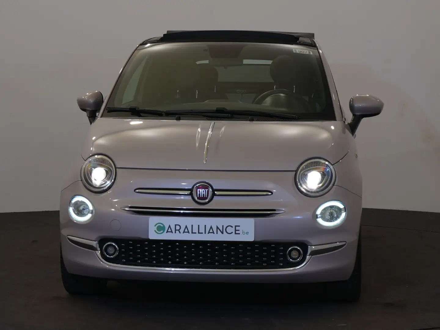 Fiat 500C 1.2|Cabrio|NAVI|régul|Capteur.ARR|U.Connect Beige - 2