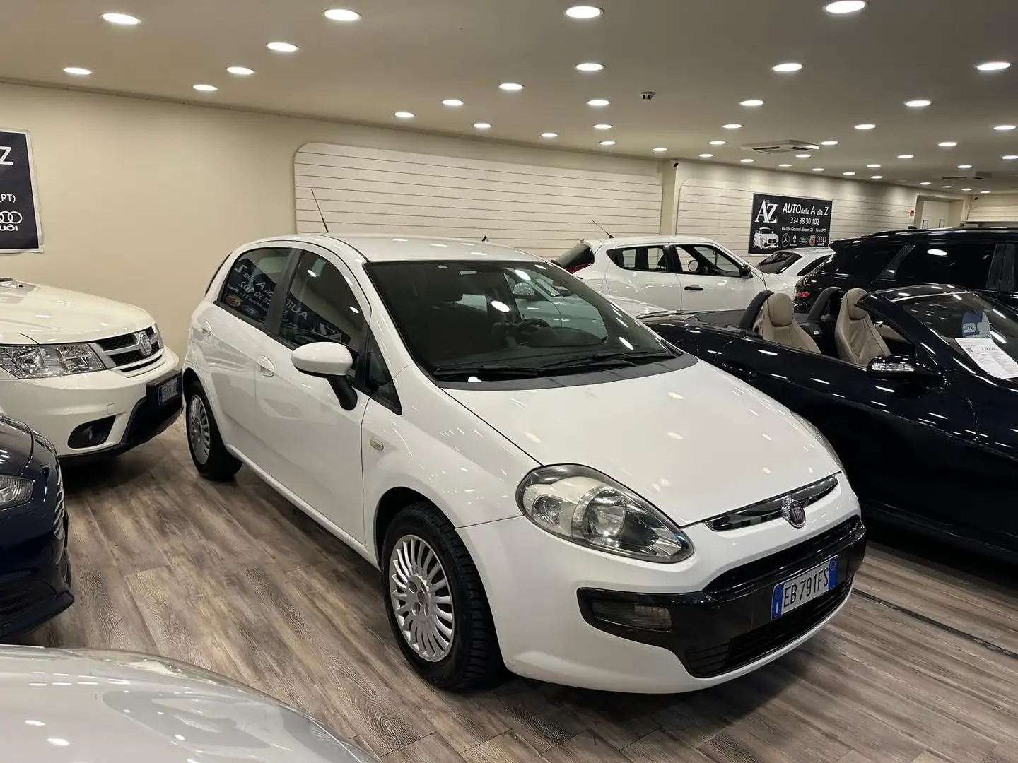 Fiat Punto Evo Punto Evo 1.3 Mjt 75 CV 5 porte Dynamic Bianco - 2