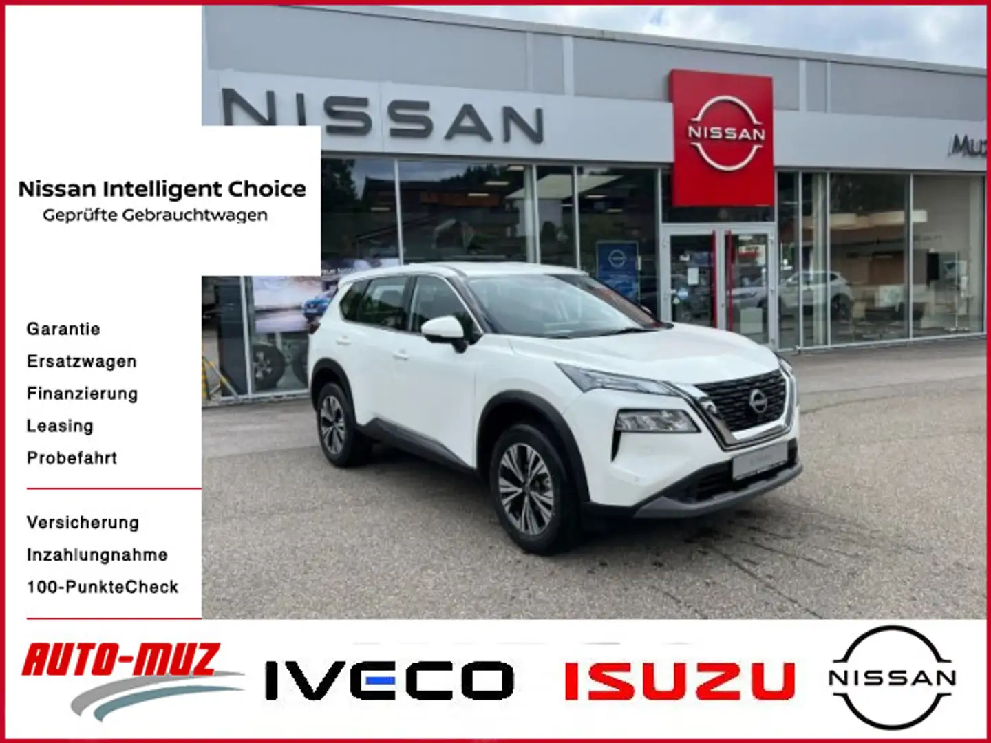 Nissan X-Trail X-TRAIL MHEV T33 158 PS XTRONIC 4X2 ACENTA 5 SIT Weiß - 1