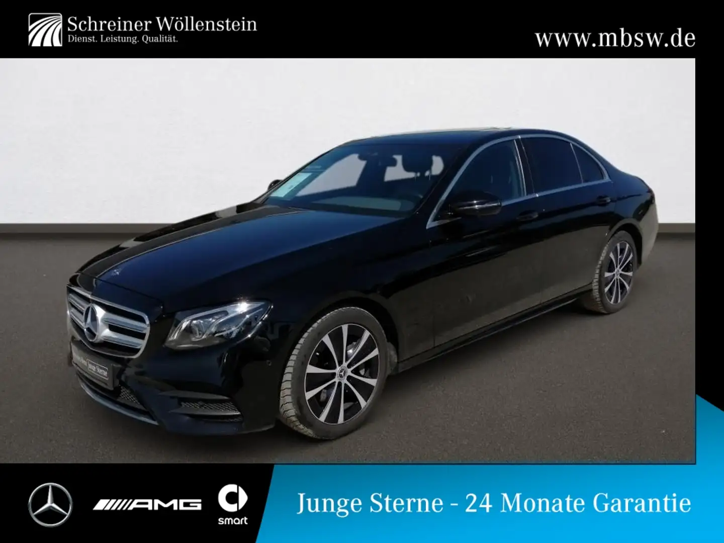 Mercedes-Benz E 450 4M AMG*360°*Ambi*Burm*Mbeam*SHD*Comand*9G Чёрный - 1