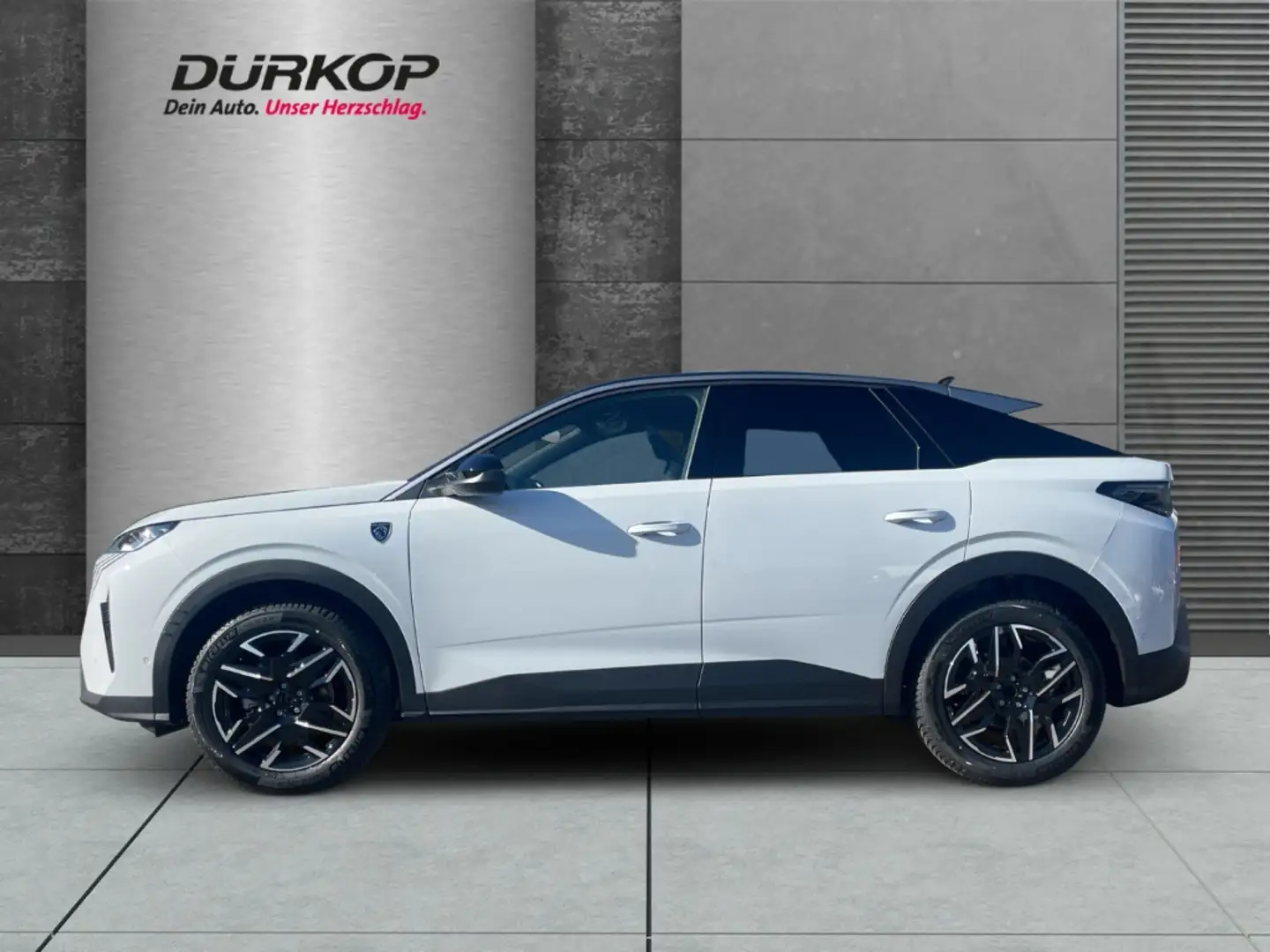 Peugeot 3008 1.2 GT HYBRID Spurhalteass. El. Heckklappe Navi Weiß - 2