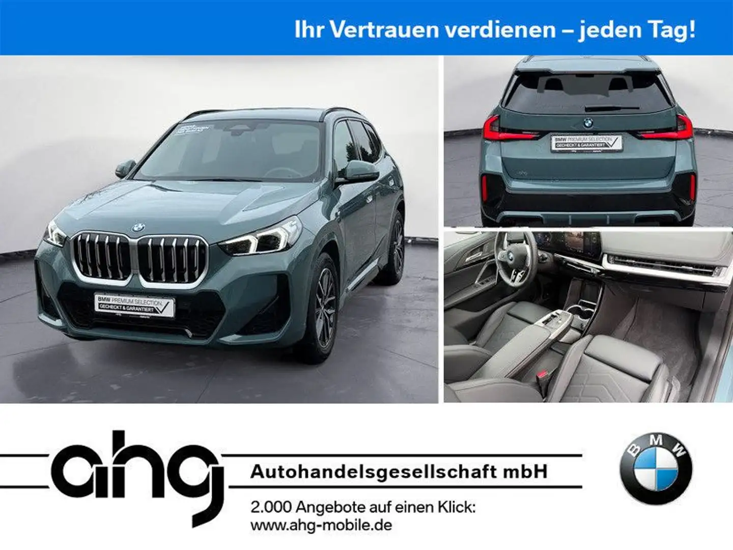 BMW X1 sDrive20d M Sport Navi Klima Leder PDC Kamera Grün - 1