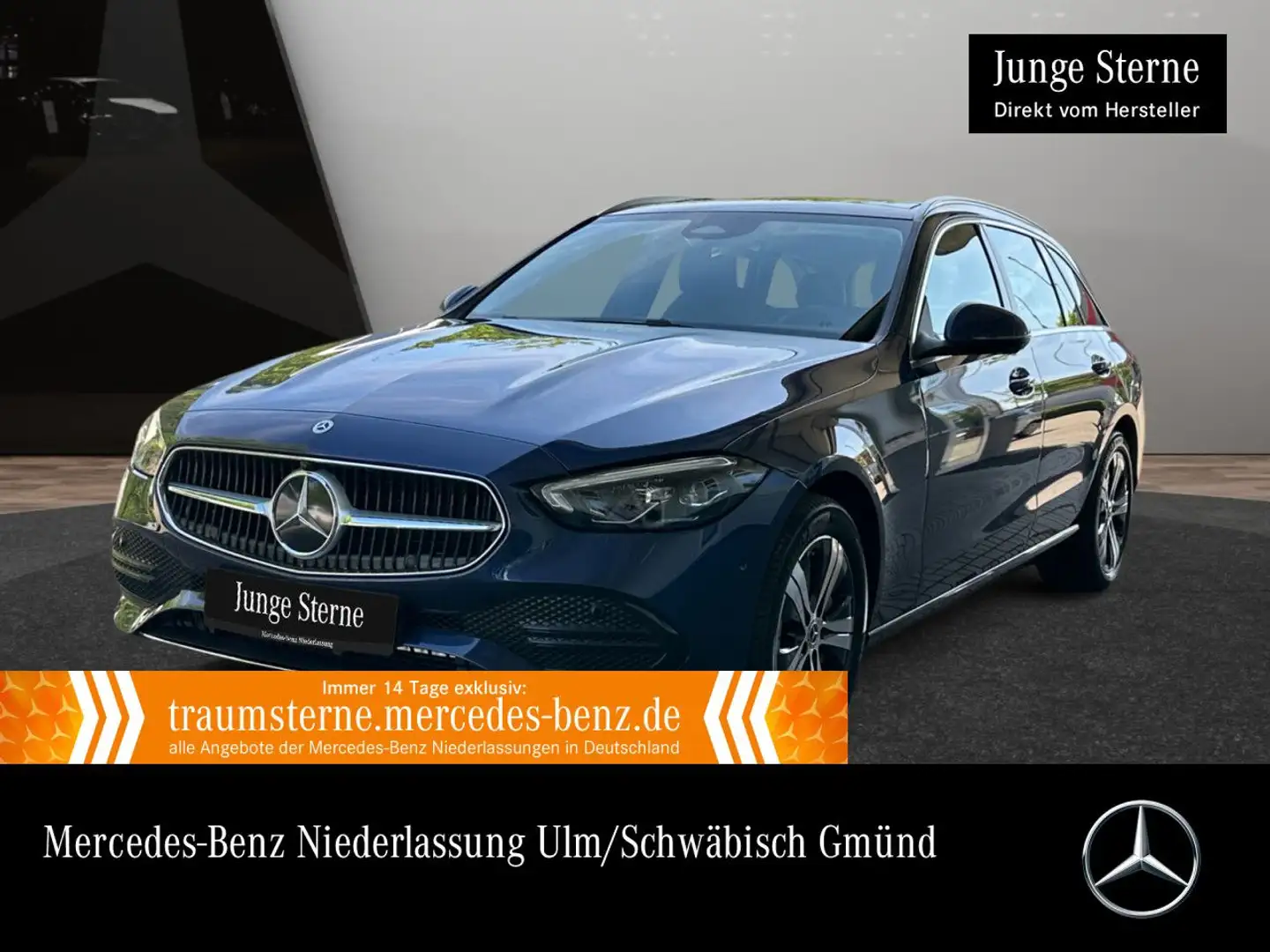 Mercedes-Benz C 300 de T AVANTG+PANO+360+AHK+LED+TOTW+KEYLESS+9G Blau - 1