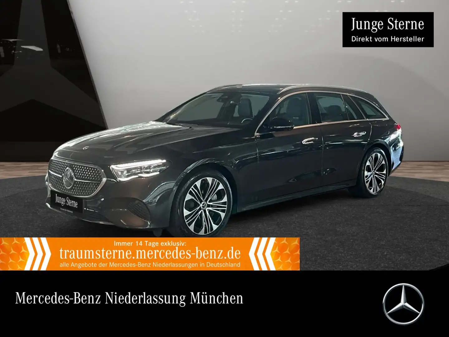Mercedes-Benz E 300 de T Hybrid Avantgarde 360° Distr. AHK PTS Grau - 1