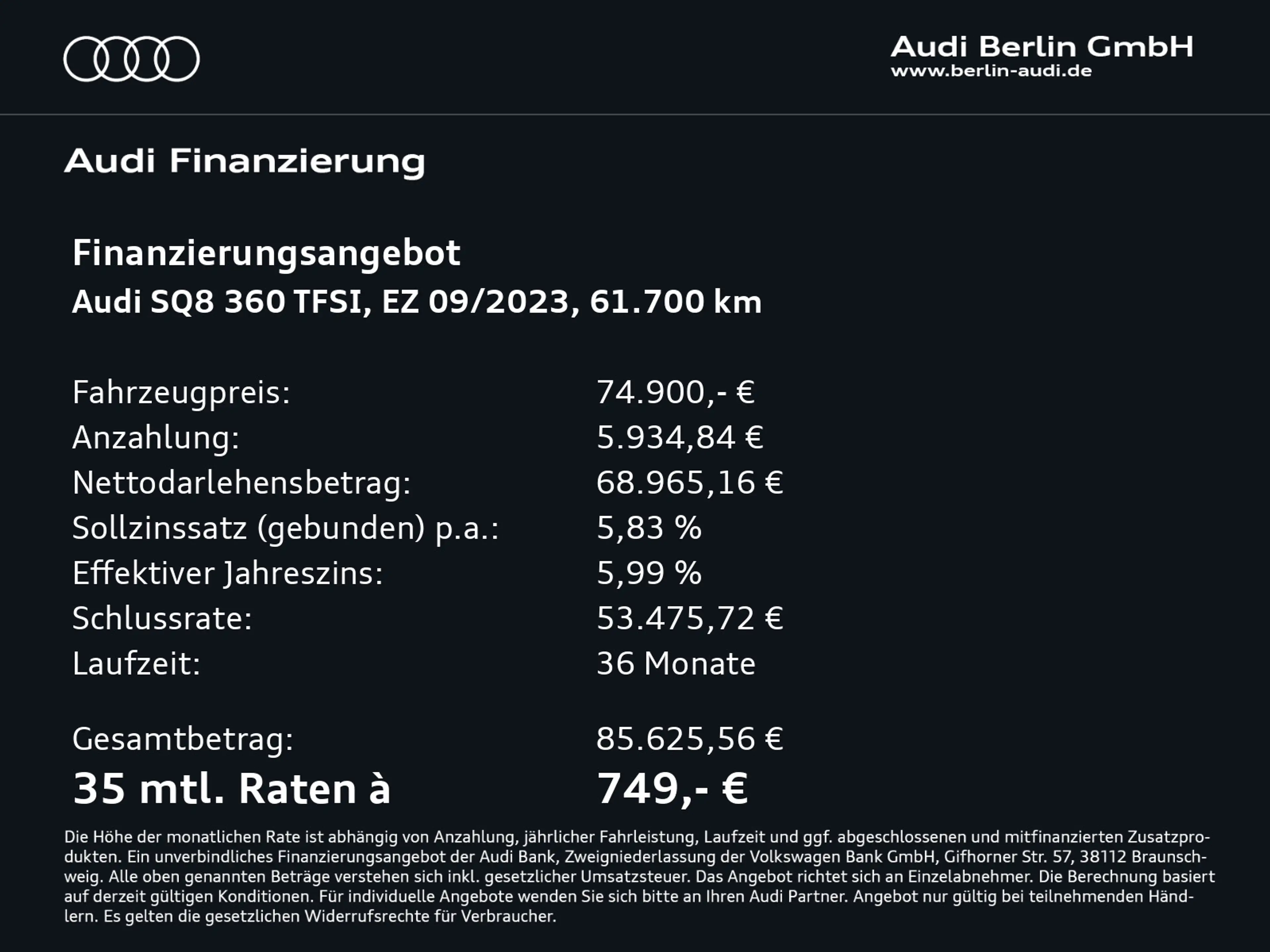 Audi SQ8 TFSI tiptr. STDHZG MATRIX 360°K HUD PANO — photo 4