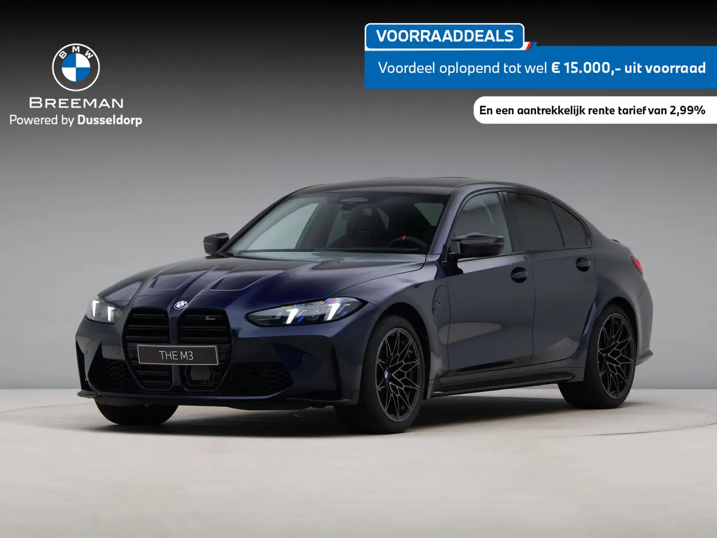BMW M3 xDrive Competition Blauw - 1