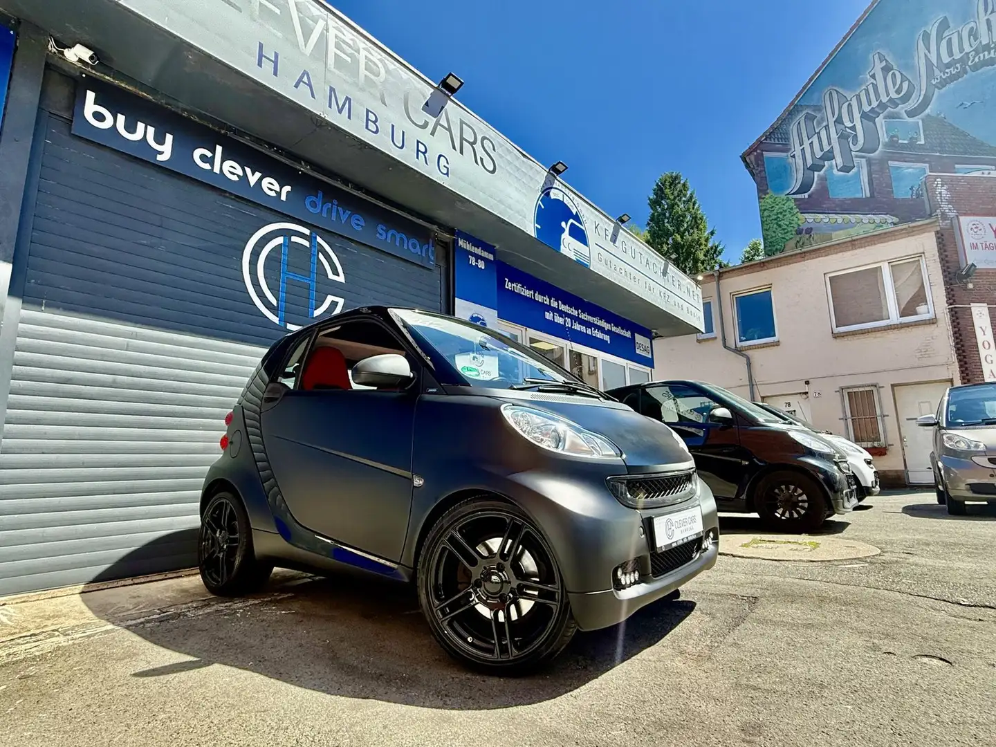 smart forTwo PASSION*TEMPOMAT*CARPLAY*SERVO*MATT*LED Noir - 1