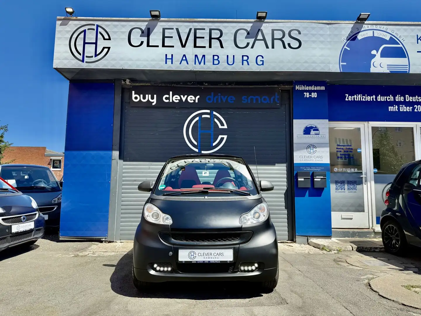 smart forTwo PASSION*TEMPOMAT*CARPLAY*SERVO*MATT*LED Noir - 2
