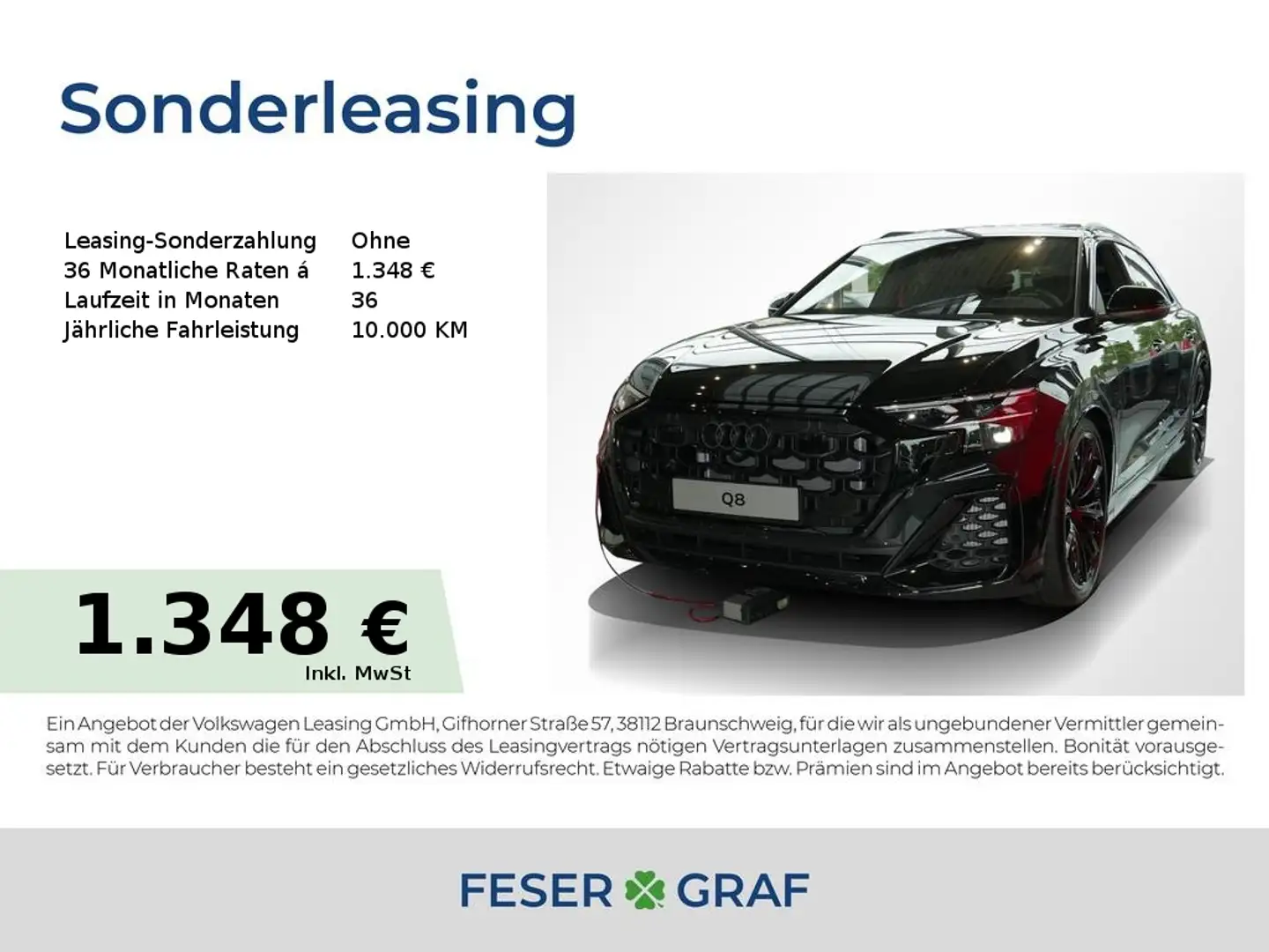 Audi Q8 SUV 60 TFSI e quattro 360 kW tiptronic Schwarz - 1