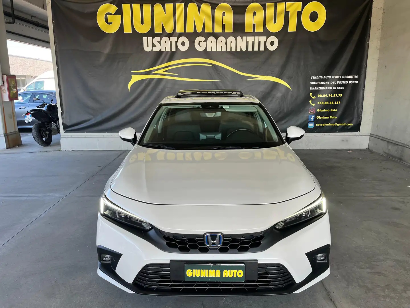 Honda Civic Civic XI 2023 2.0 hev Advance IVA ESPOSTA Blanc - 2