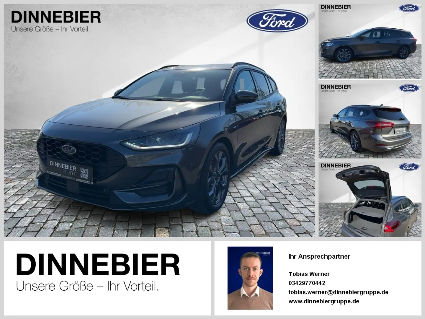 Ford Focus ST-Line X LED+AHK+Kamera+Winterpaket Gris - 1