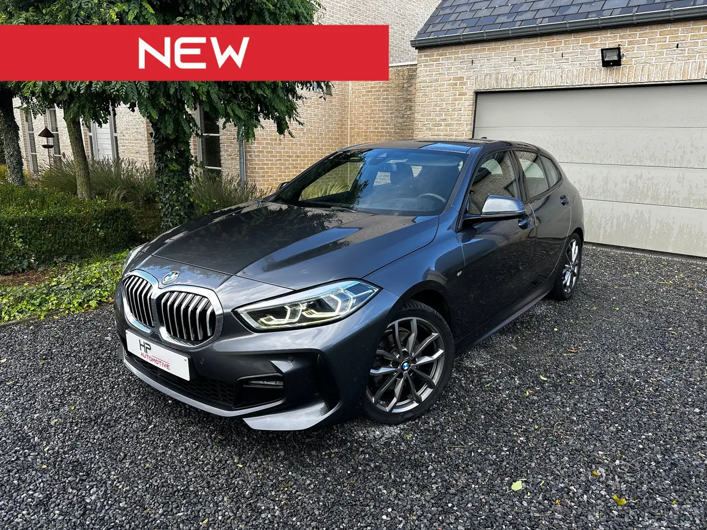 BMW 116 dA Pack M Gris - 1