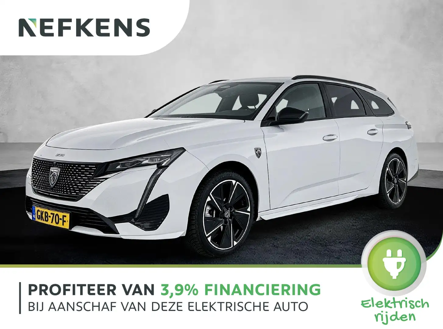 Peugeot 308 e-308 SW GT EV 54 kWh 156pk | 410km WLTP Actieradi Wit - 1