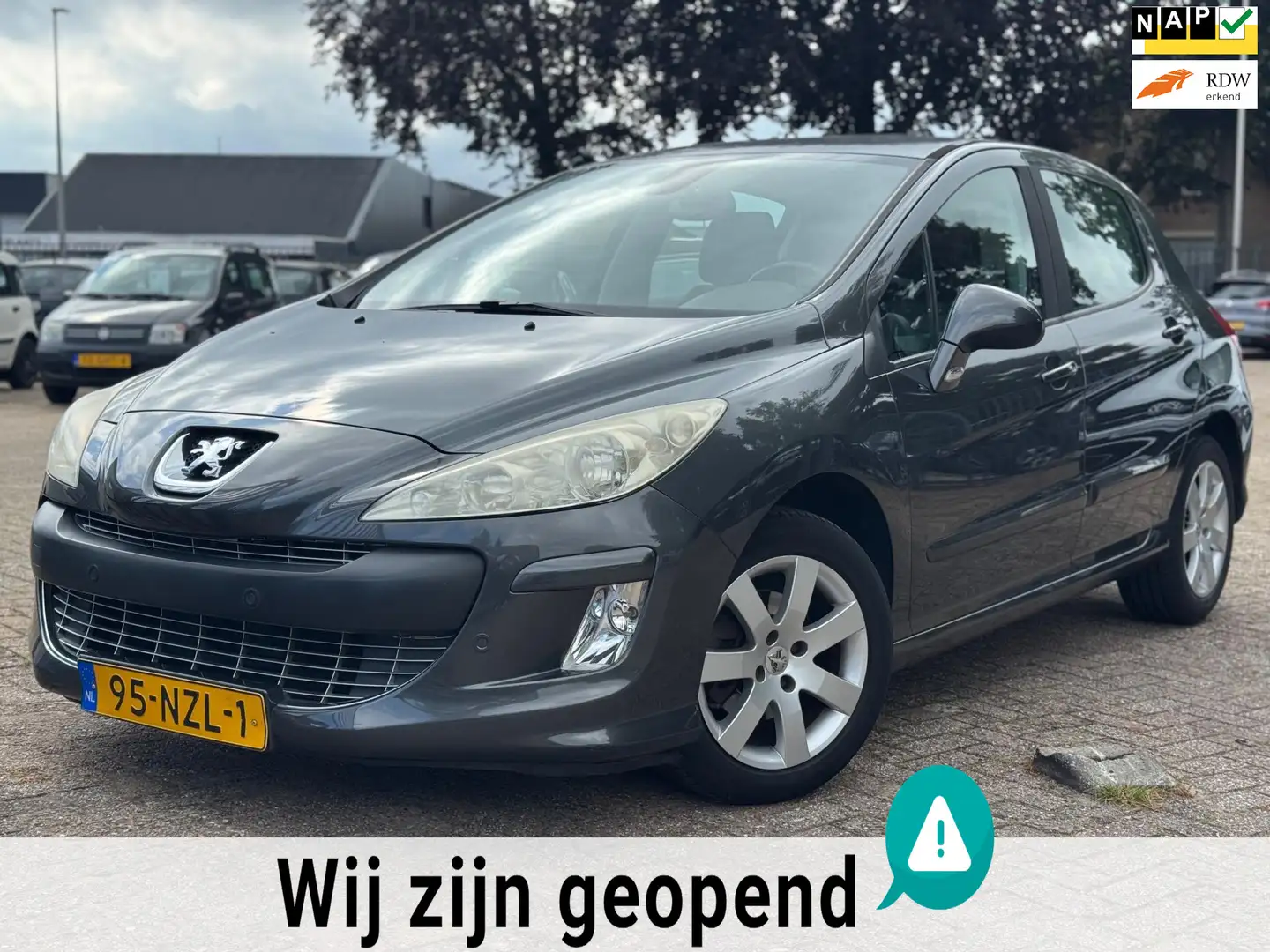 Peugeot 308 1.6 VTi Sublime CLIMA NAP APK 10-2026 | 5 DEURS Gris - 1