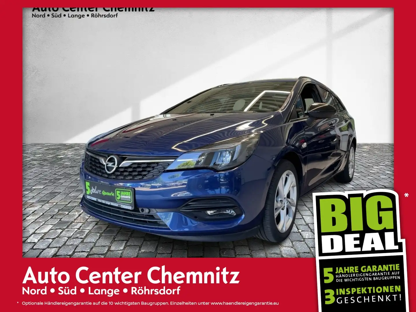 Opel Astra K ST 1.2  GS Line LED/Navi/SHZ/LHZ/Kamera Blau - 1
