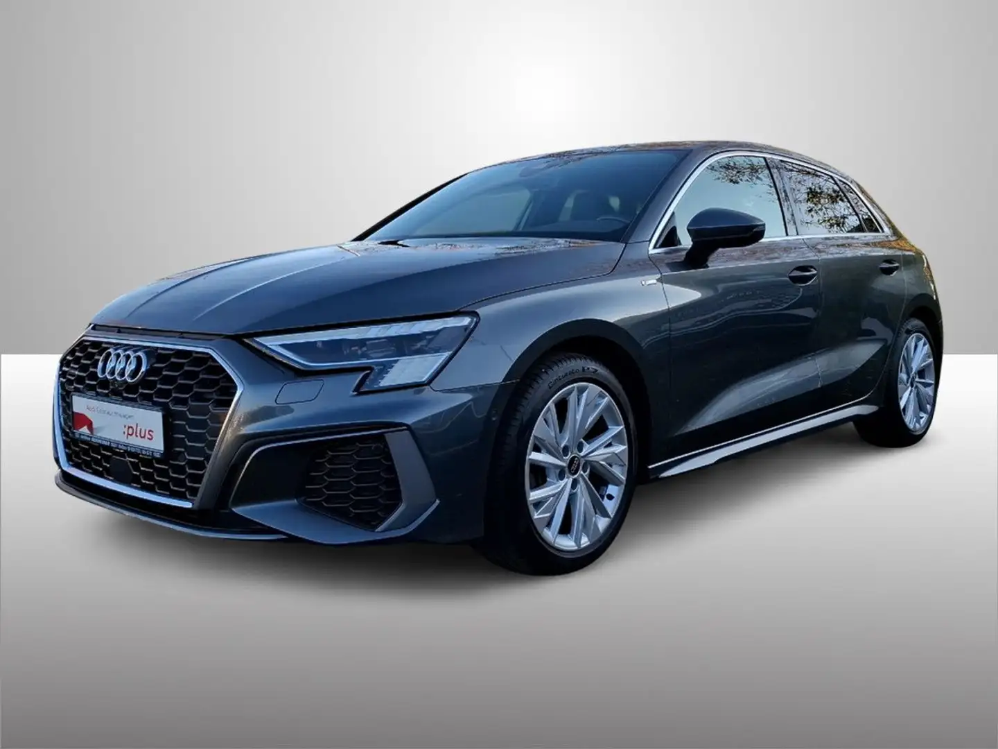 Audi A3 SPORTBACK 40 TDI QUATTRO S-LINE+360+MATRIX+STHZ Grau - 2