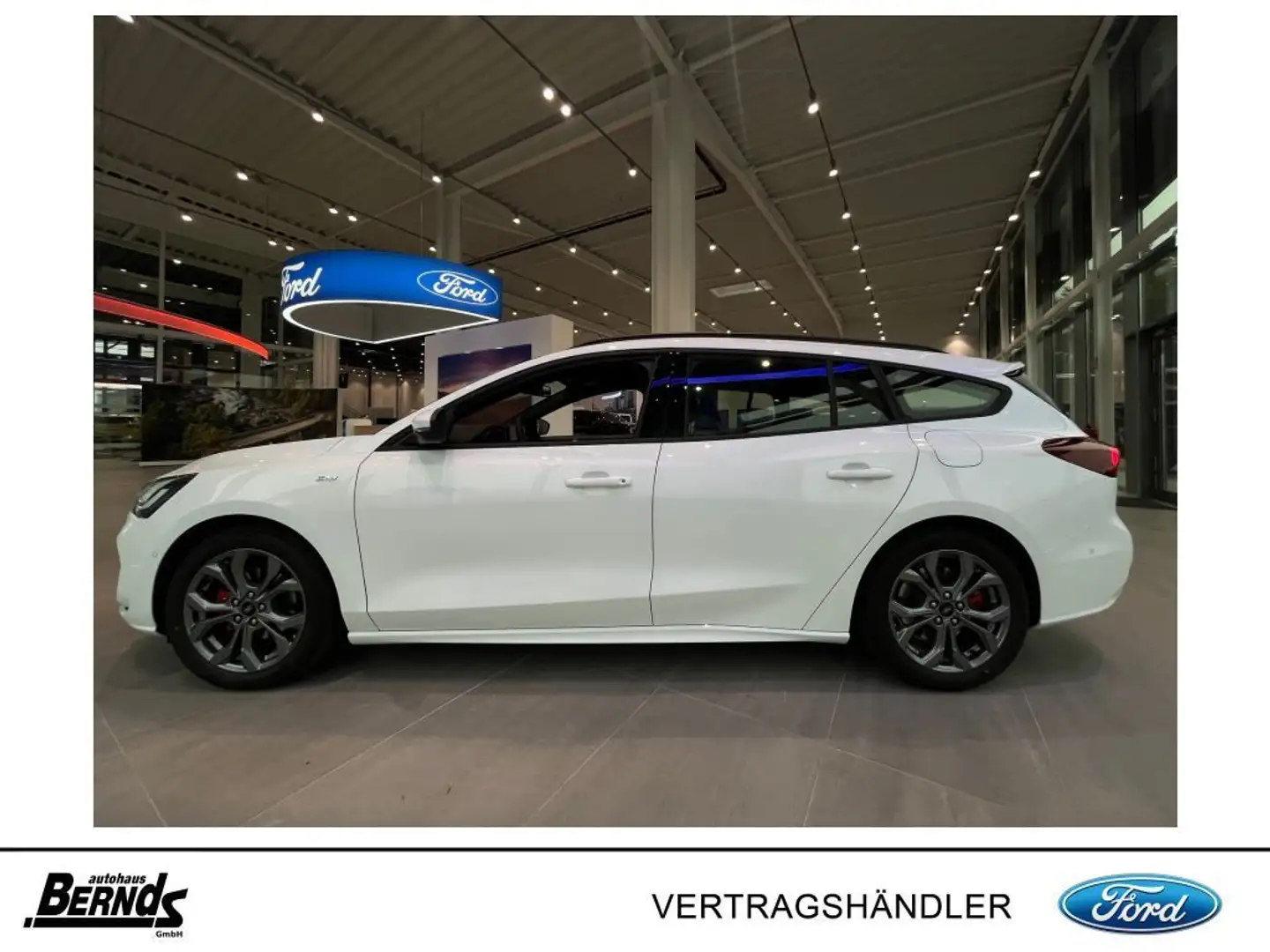 Ford Focus Turnier 1.0 EcoBoost Hybrid ST-LINE SHZ KAMERA Blanc - 2