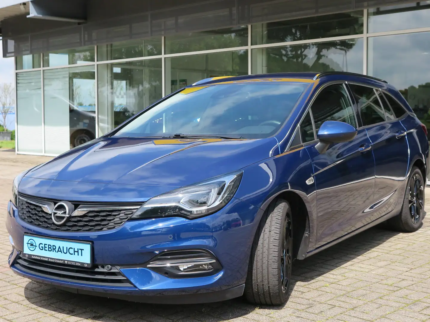 Opel Astra Elegance Automatik Blau - 2