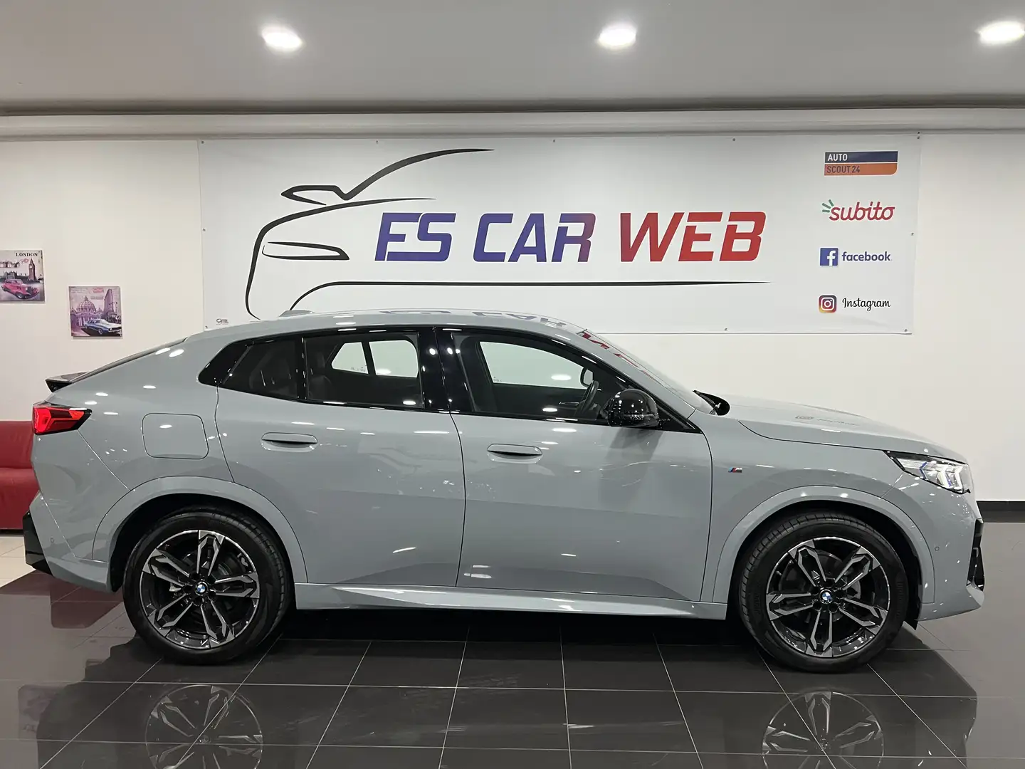 BMW X2 SDrive 18d MSport auto 150 cv Gris - 2