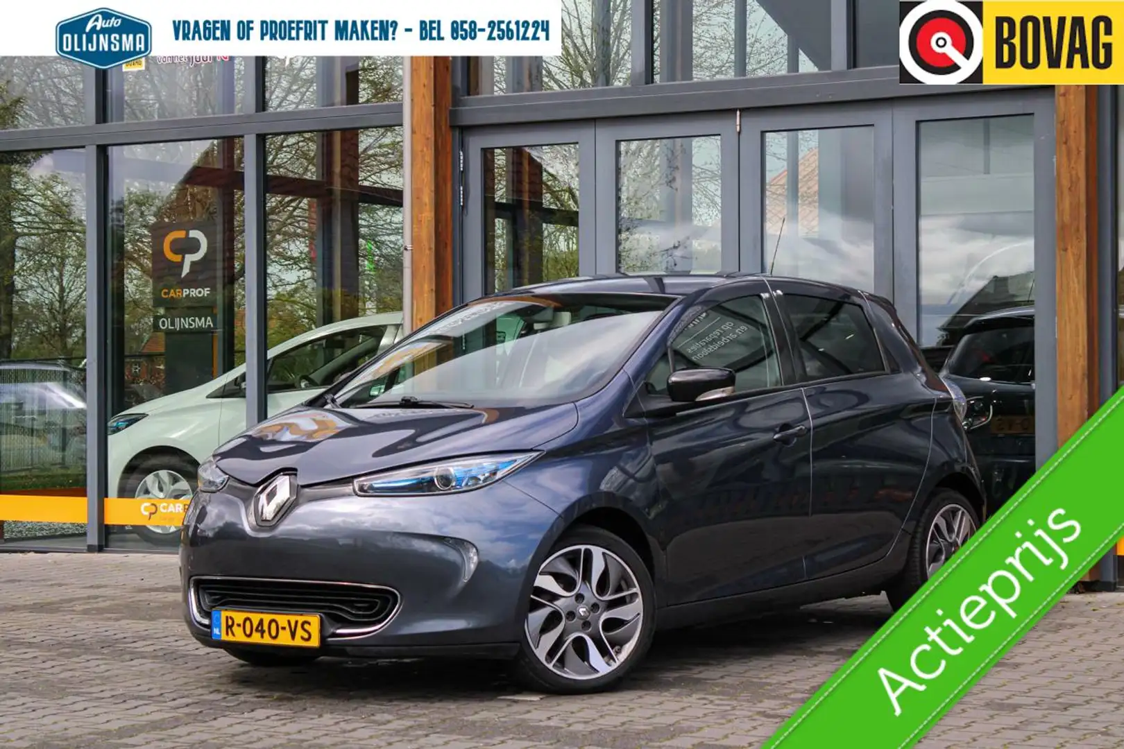Renault ZOE R90 41 kWh|Accuhuur|€ 9.244metSubsidie|LMV|Camera| Grigio - 1
