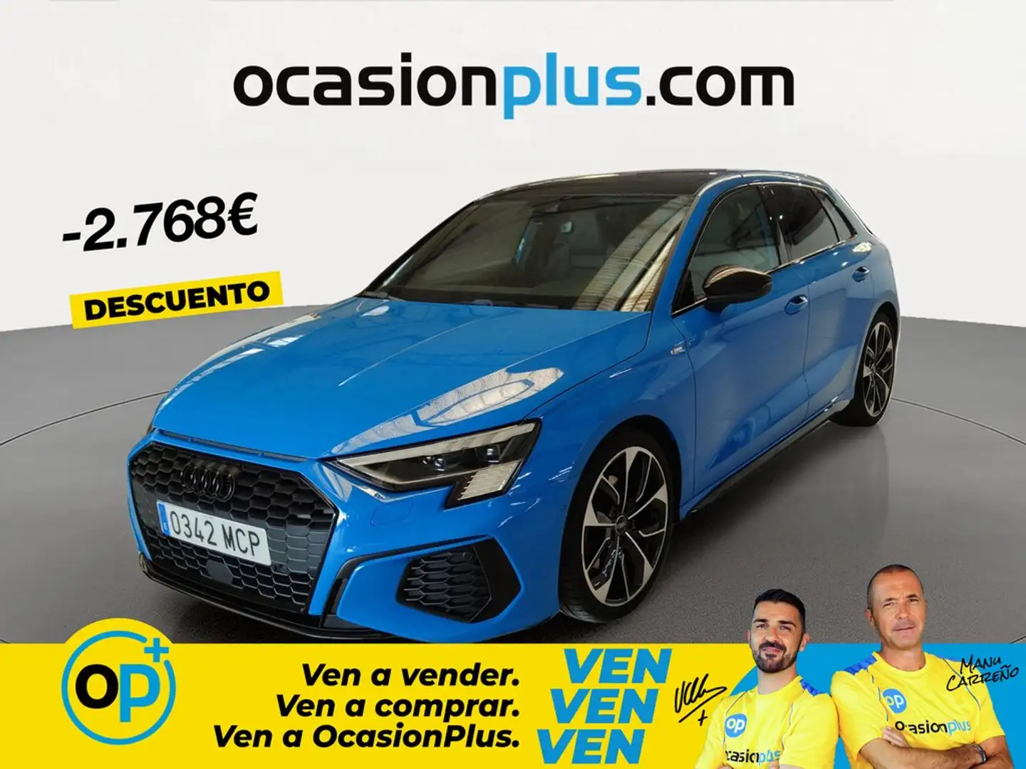 Audi A3 Sportback 35TDI S line S tronic Azul - 1