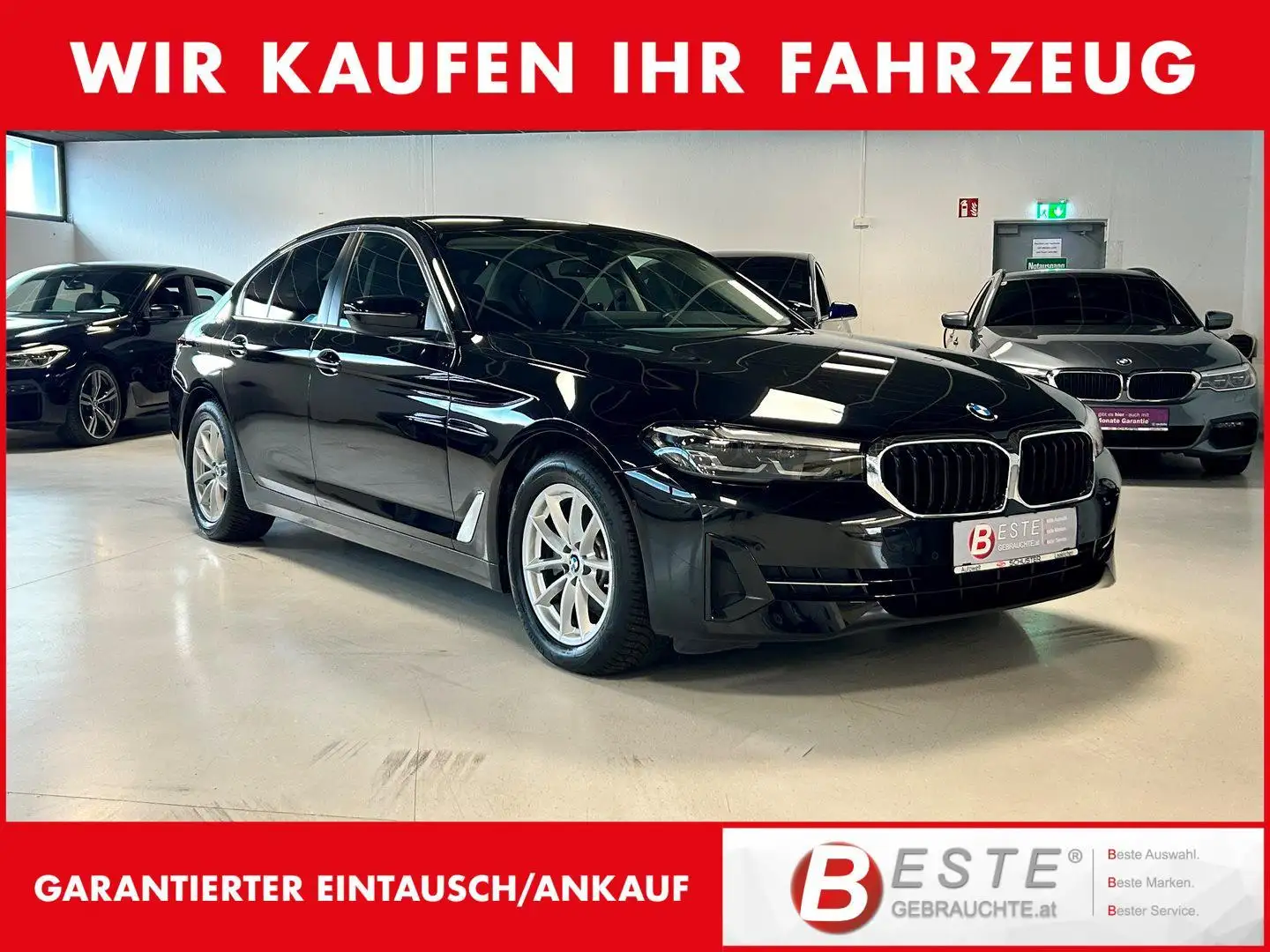 BMW 518 d 48 V G30 *100kW* Noir - 1