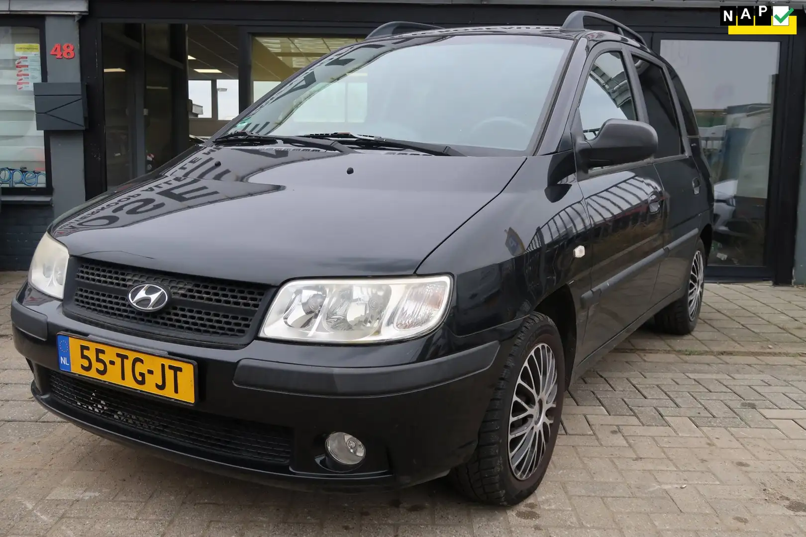 Hyundai Matrix 1.6i Active S-Edition *Rijklaarprijs *Hoge instap Schwarz - 1