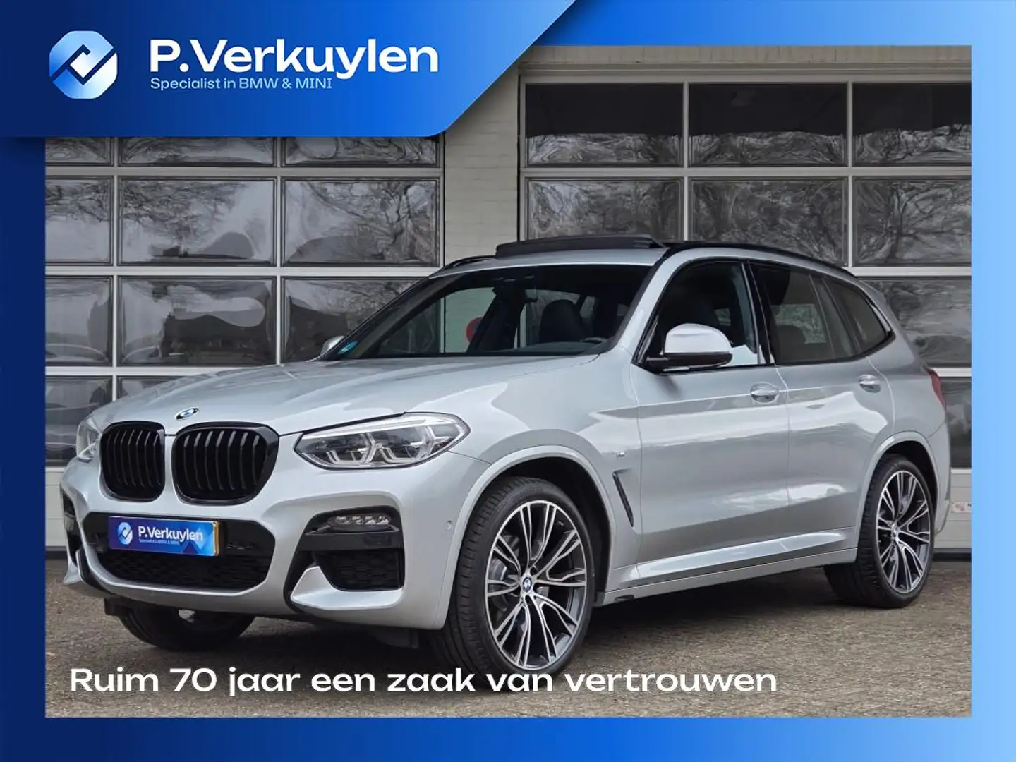 BMW X3 XDRIVE20I M SPORT I PANORAMA I M STOELEN MEMORY I Grijs - 1