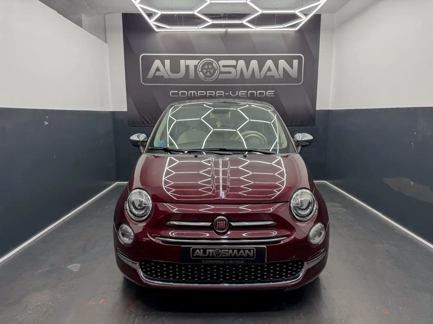 Fiat 500 1.2 GLP Lounge Burdeos - 2