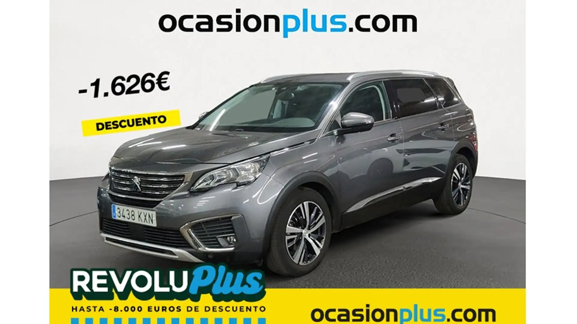 Peugeot 5008 1.6 BlueHDI Allure 7 pl. 120 Argent - 1