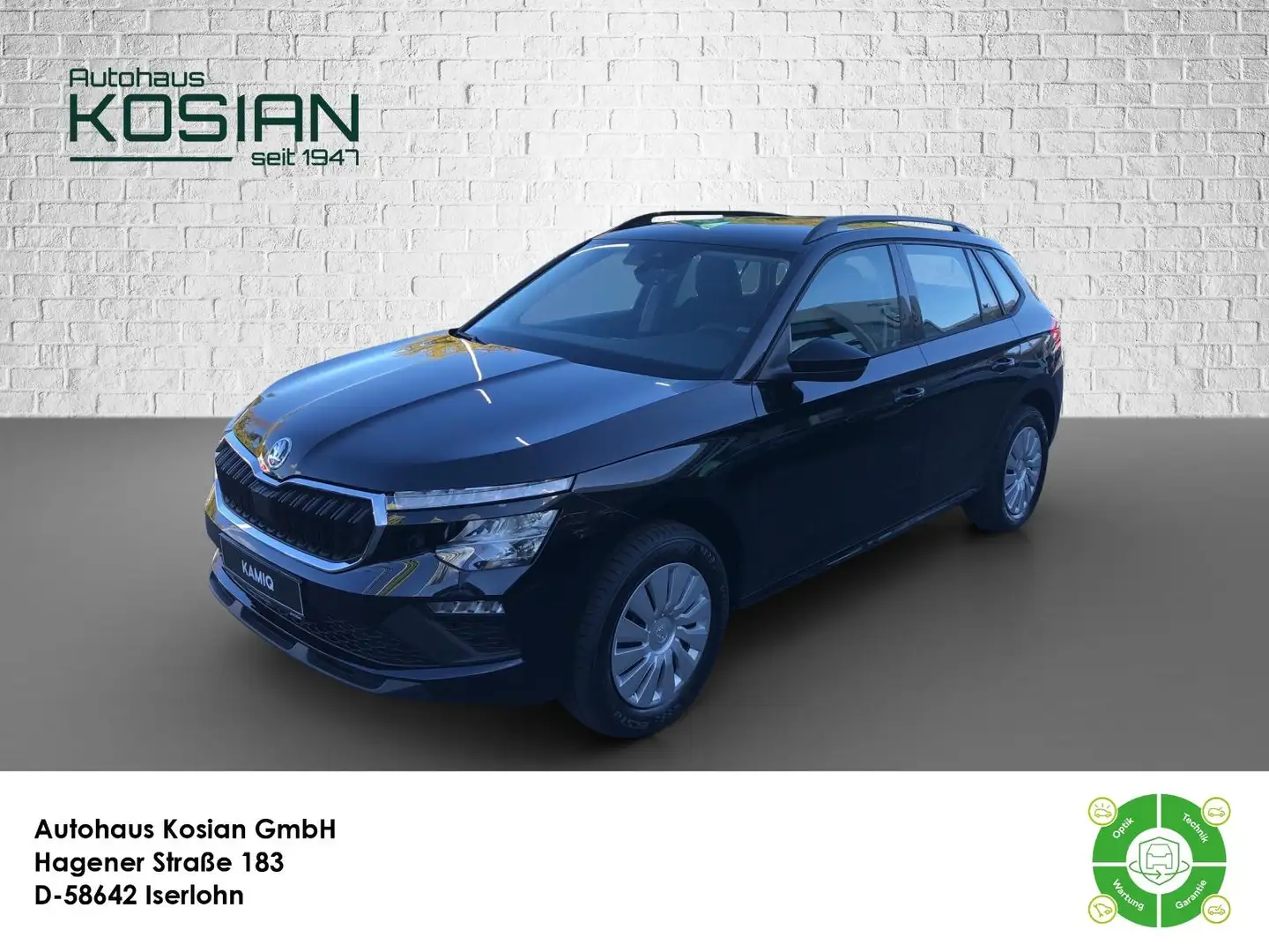 Skoda Kamiq ESSENCE 1.0 TSI LED+SMARTLINK+PDC+SITZHZG+ Noir - 1