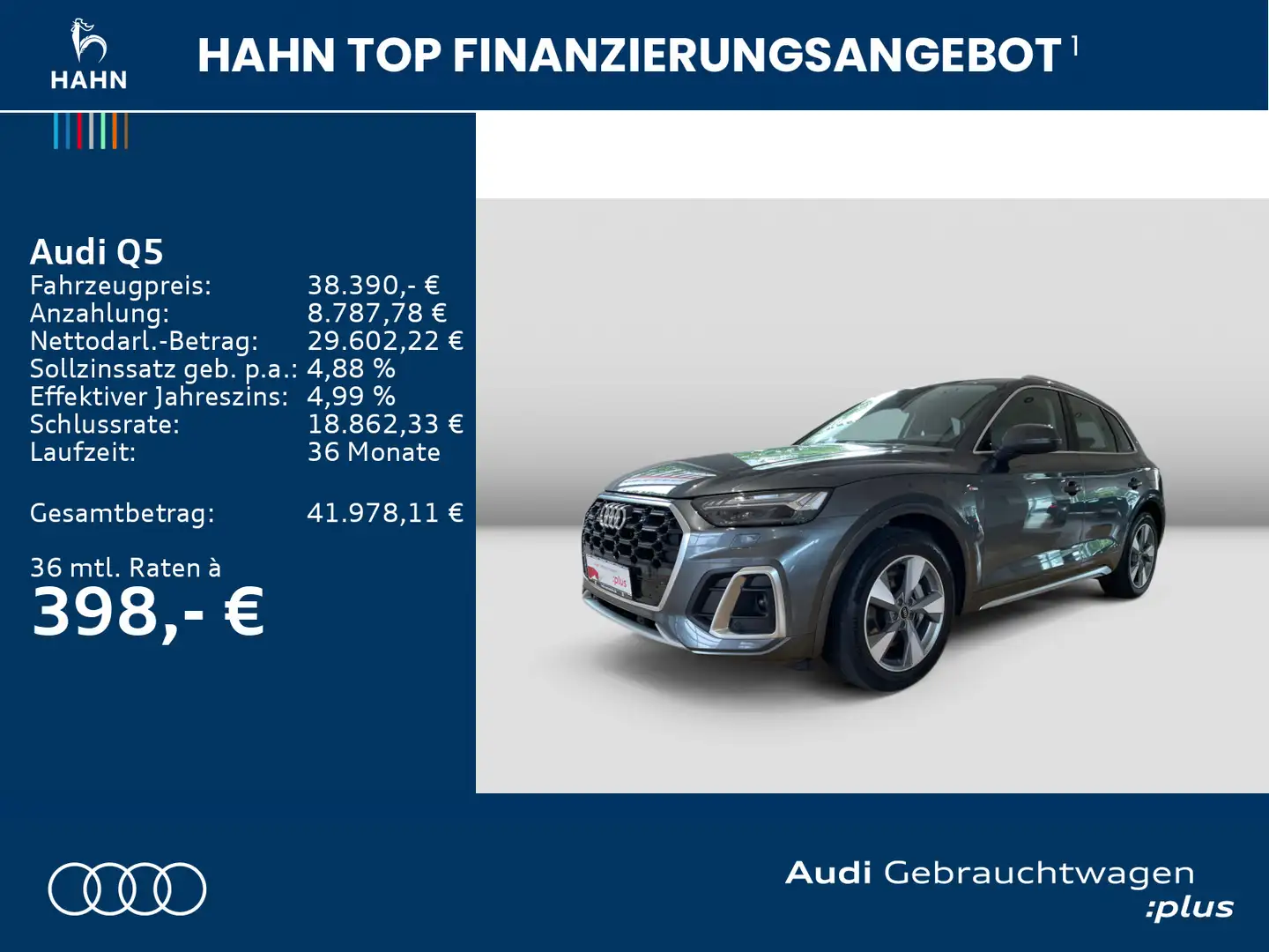 Audi Q5 50TFSIe quattro S-trnc S-line Matrix CAM AHK Zwart - 2