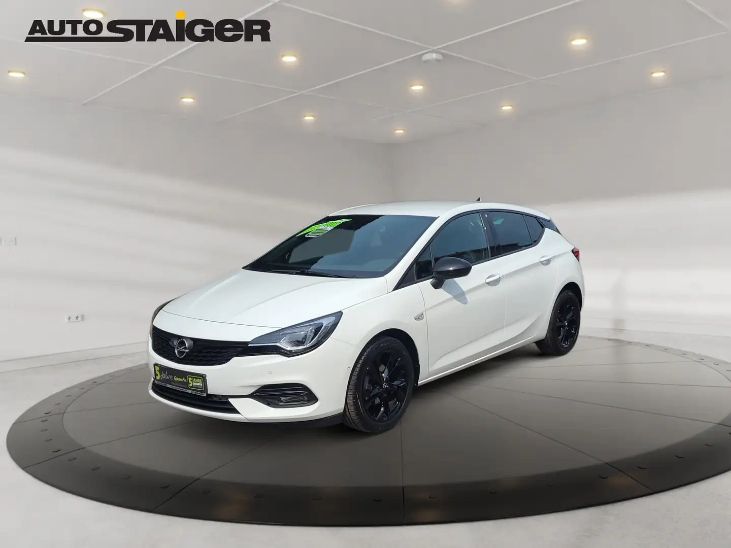 Opel Astra K 1.2 Turbo Ultimate Navi*Parksns*Sitzheizg Weiß - 1