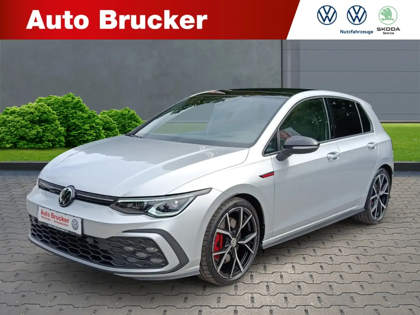 Volkswagen Golf VIII GTI 2.0 TSI+Sitzheizung+Sportsitze+Sportfahrw Silber - 1