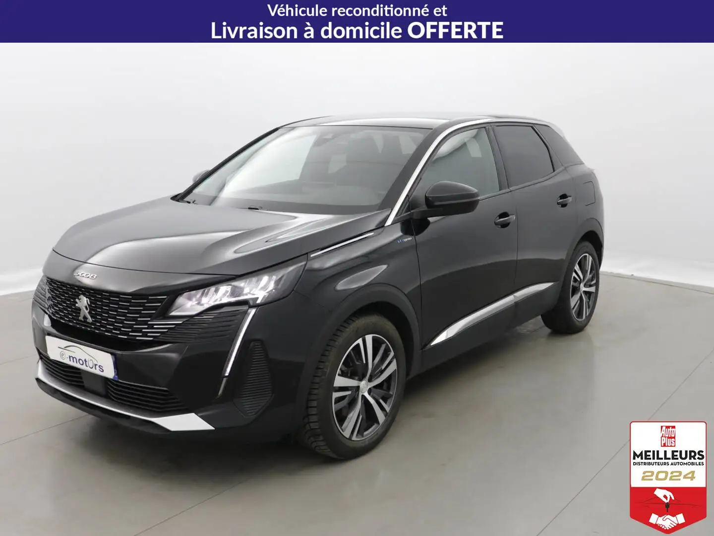 Peugeot 3008 Hybrid 225 e-EAT8 Allure Noir - 1