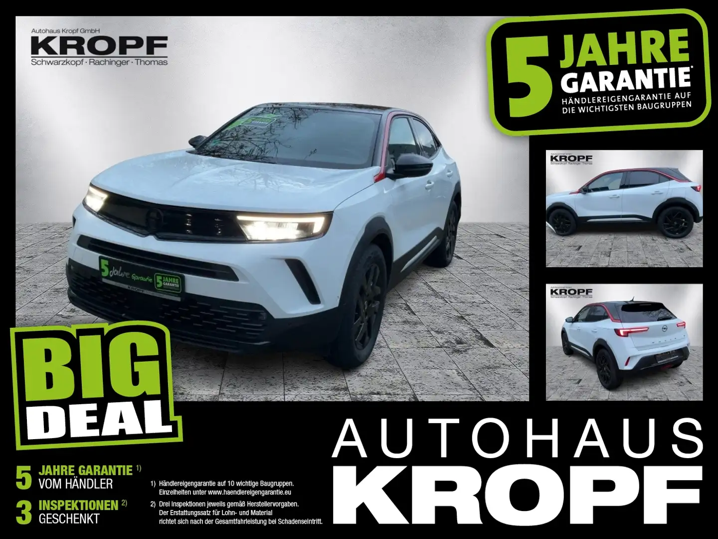 Opel Mokka-E Mokka e GS Line Sitzheizung+Navi+Winterp.+Kam. Weiß - 1