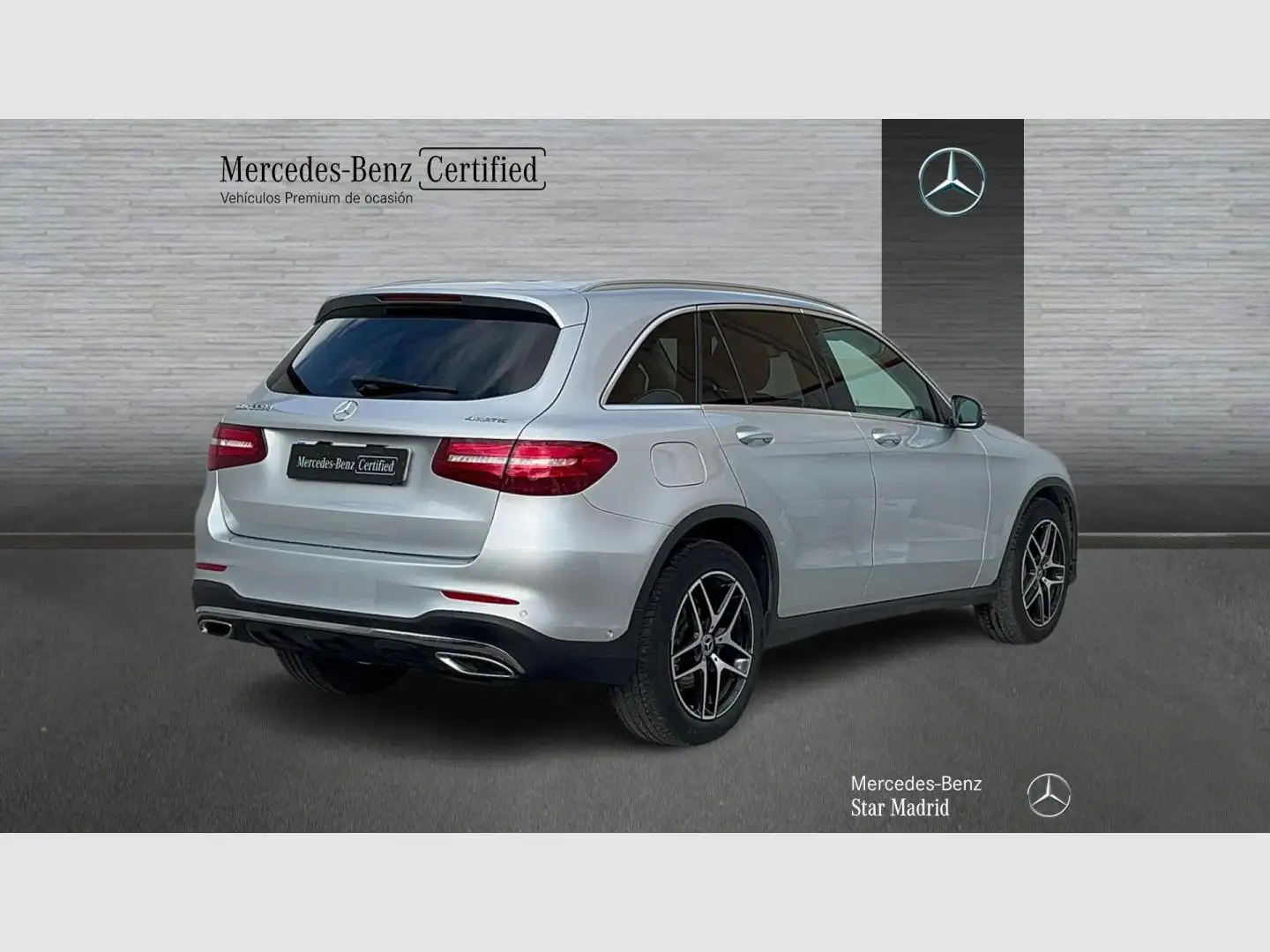 Mercedes-Benz GLC 220 220d 4Matic Aut. Plateado - 2