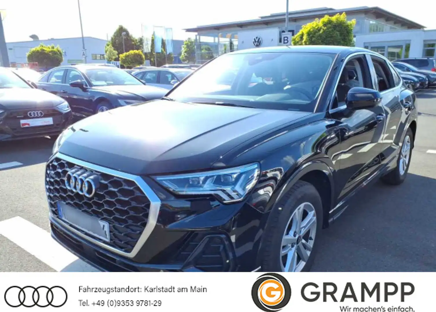 Audi Q3 45 TFSI quattro S-tronic +AHK+MATRI Schwarz - 1