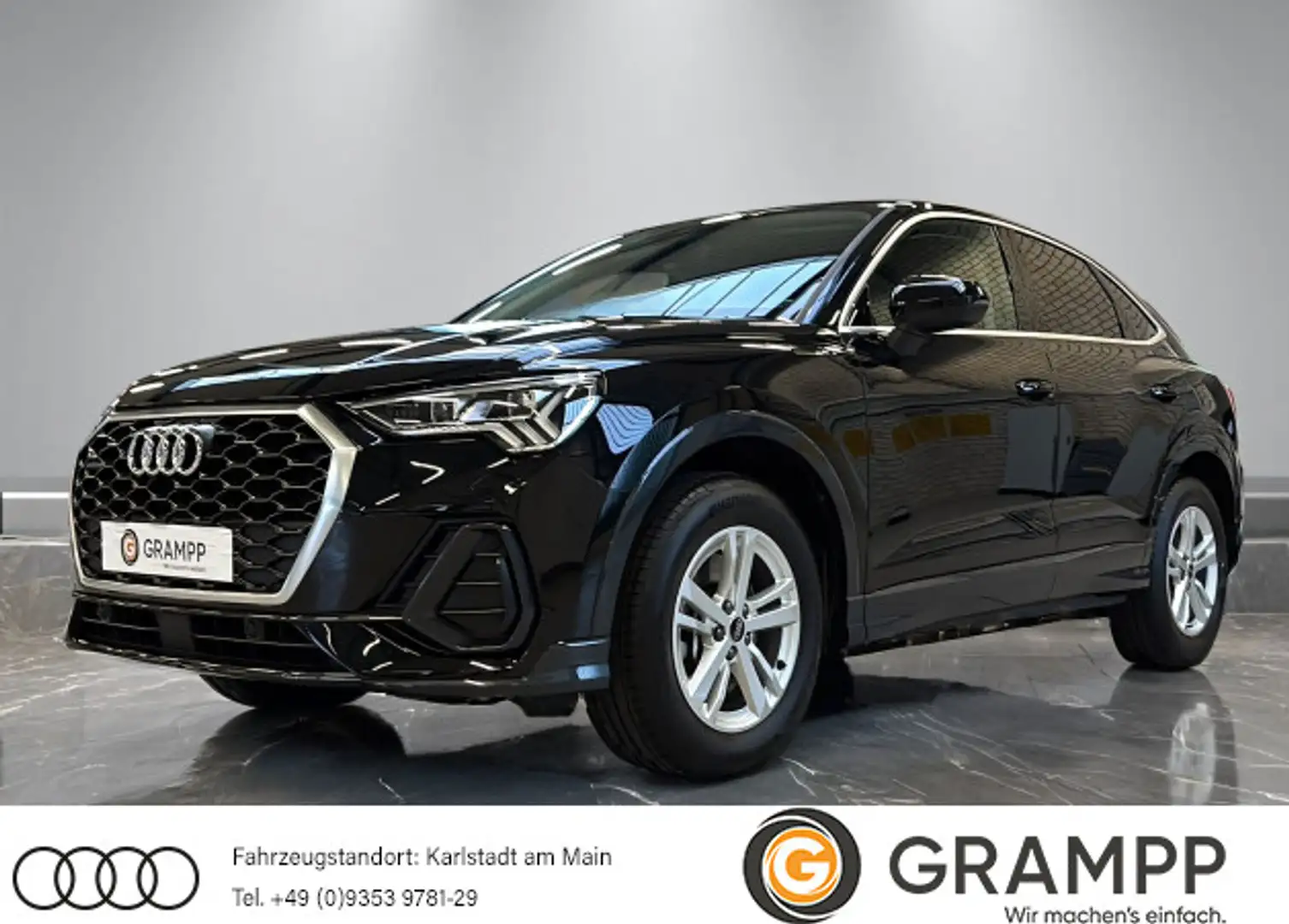 Audi Q3 45 TFSI quattro S-tronic +AHK+MATRI Schwarz - 1