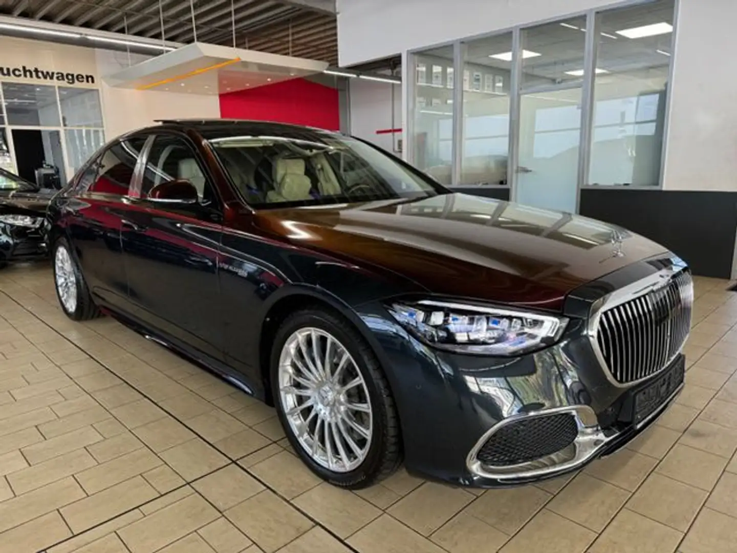 Mercedes-Benz S 500 4M L*MAYBACH+VOLLAUSST+FIRST-CLASS+HUD+TV* Noir - 1