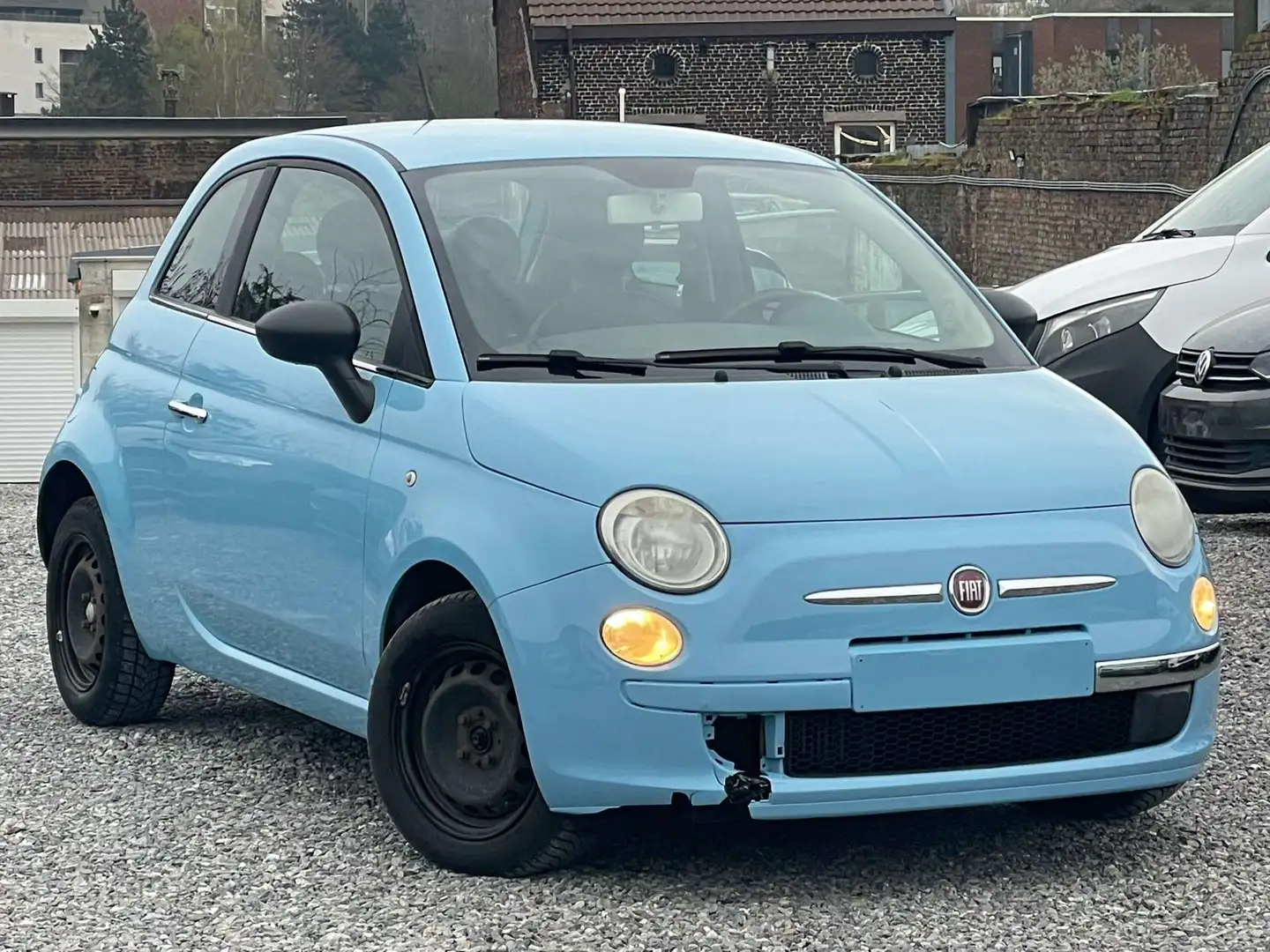 Fiat 500 0.9 T TwinAir Lounge Stop \u0026 Start Blauw - 1