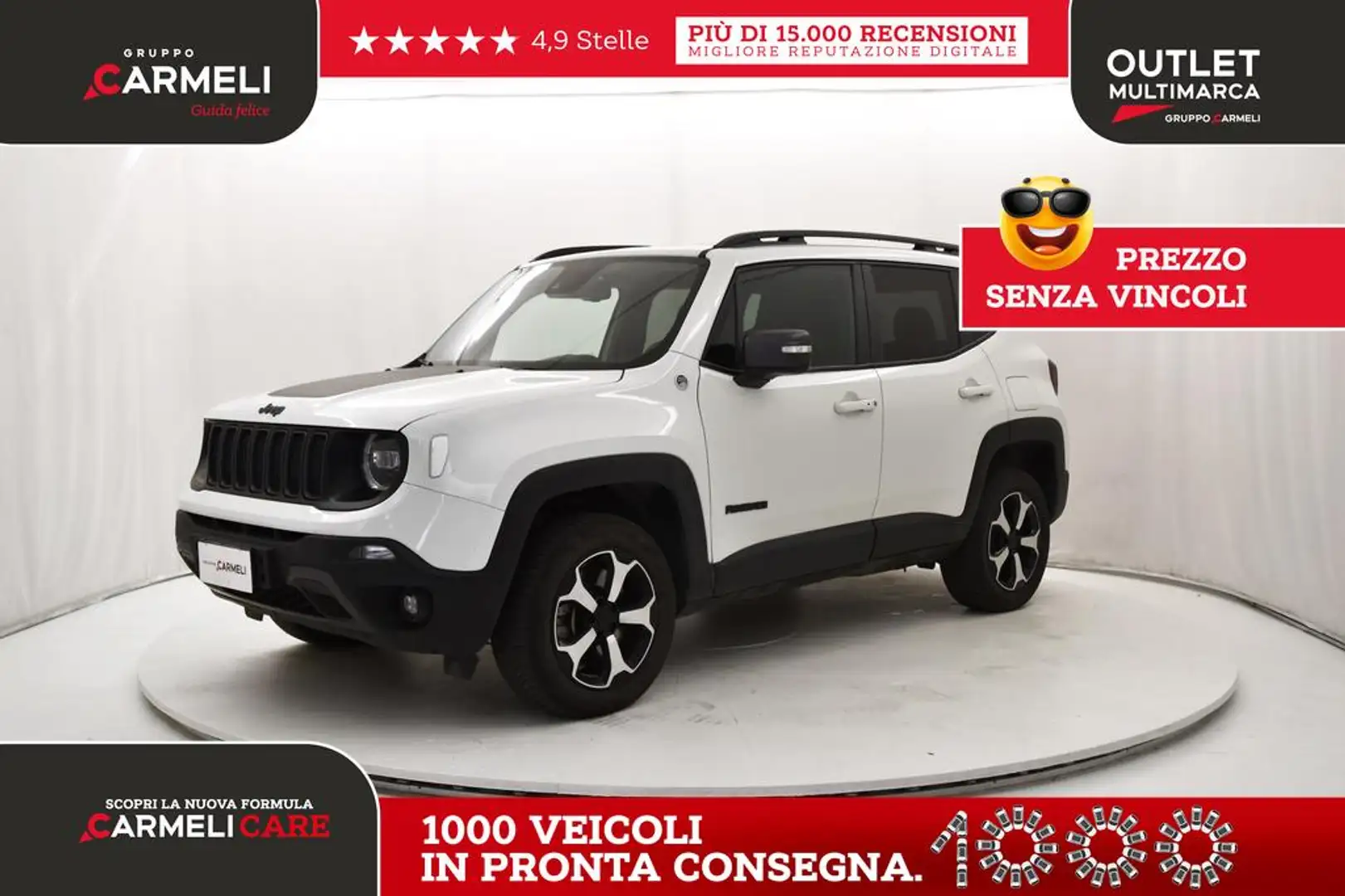Jeep Renegade 1.3 t4 phev Trailhawk 4xe at6 Weiß - 1