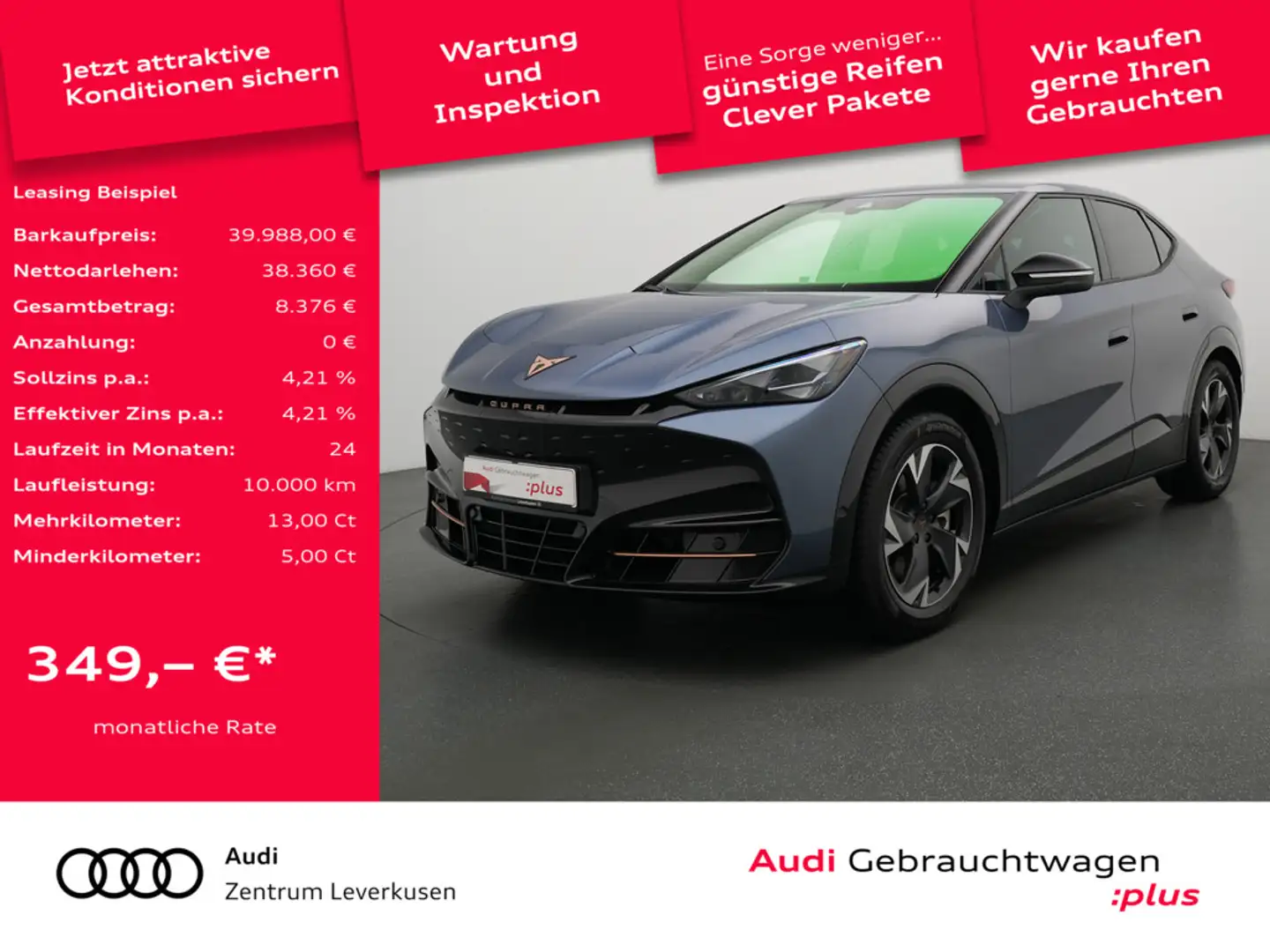 CUPRA Tavascan Endurance LED KEYLESS KAM SHZ PDC NAVI Schwarz - 1