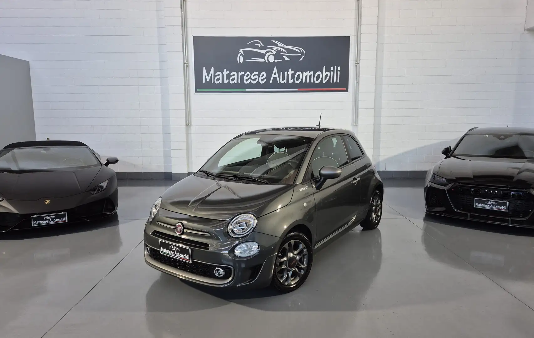 Fiat 500 Sport 1.0cc Hybrid 69cv Neopatentati CarPlay Grau - 1
